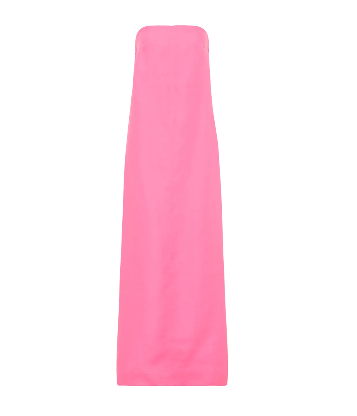 Bondi Born Delphi Organic Linen Strapless Dress in Rose Outlet
