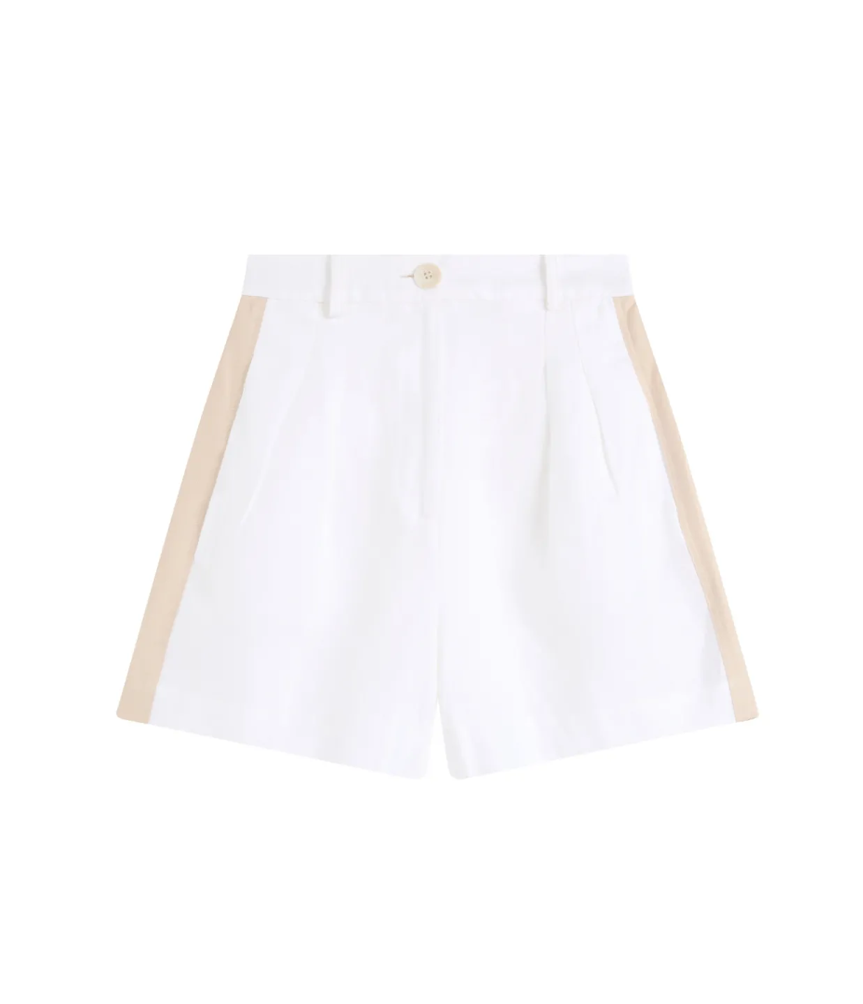 Bondi Born Delphi Two Tone Short in White and Sand New