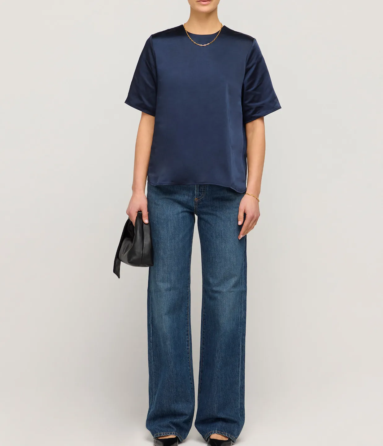 Samsoe Samsoe Denise Short Sleeve Top in Salute Fashion