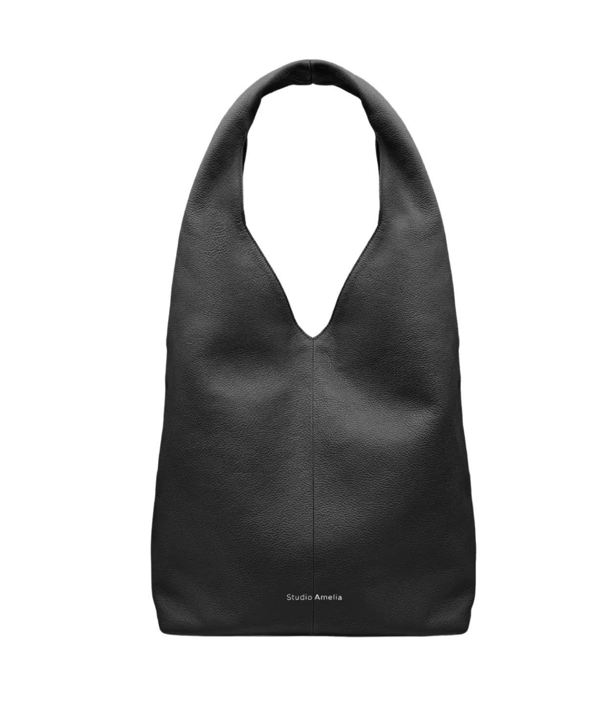 Studio Amelia Diamond Leather Tote Bag in Black Hot