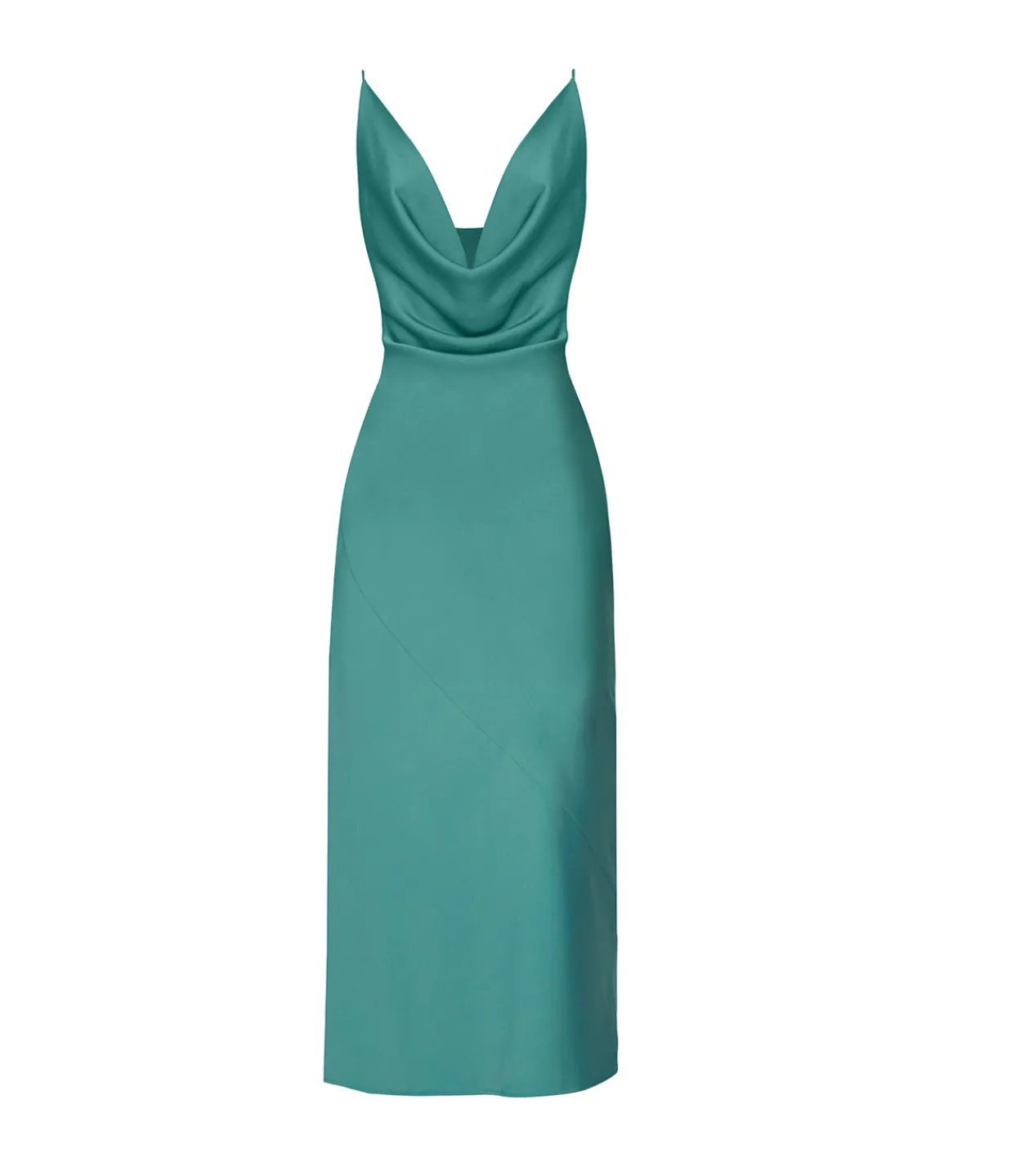 Wynn Hamlyn Dianne Slip Dress in Teal Online