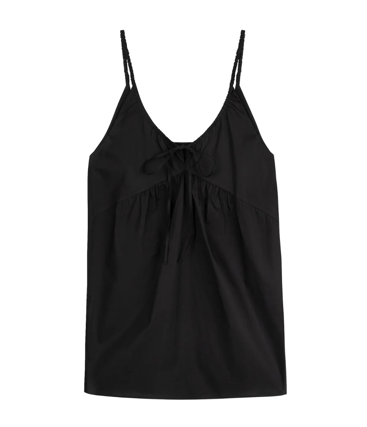 Deiji Studios Double V Dress in Black New