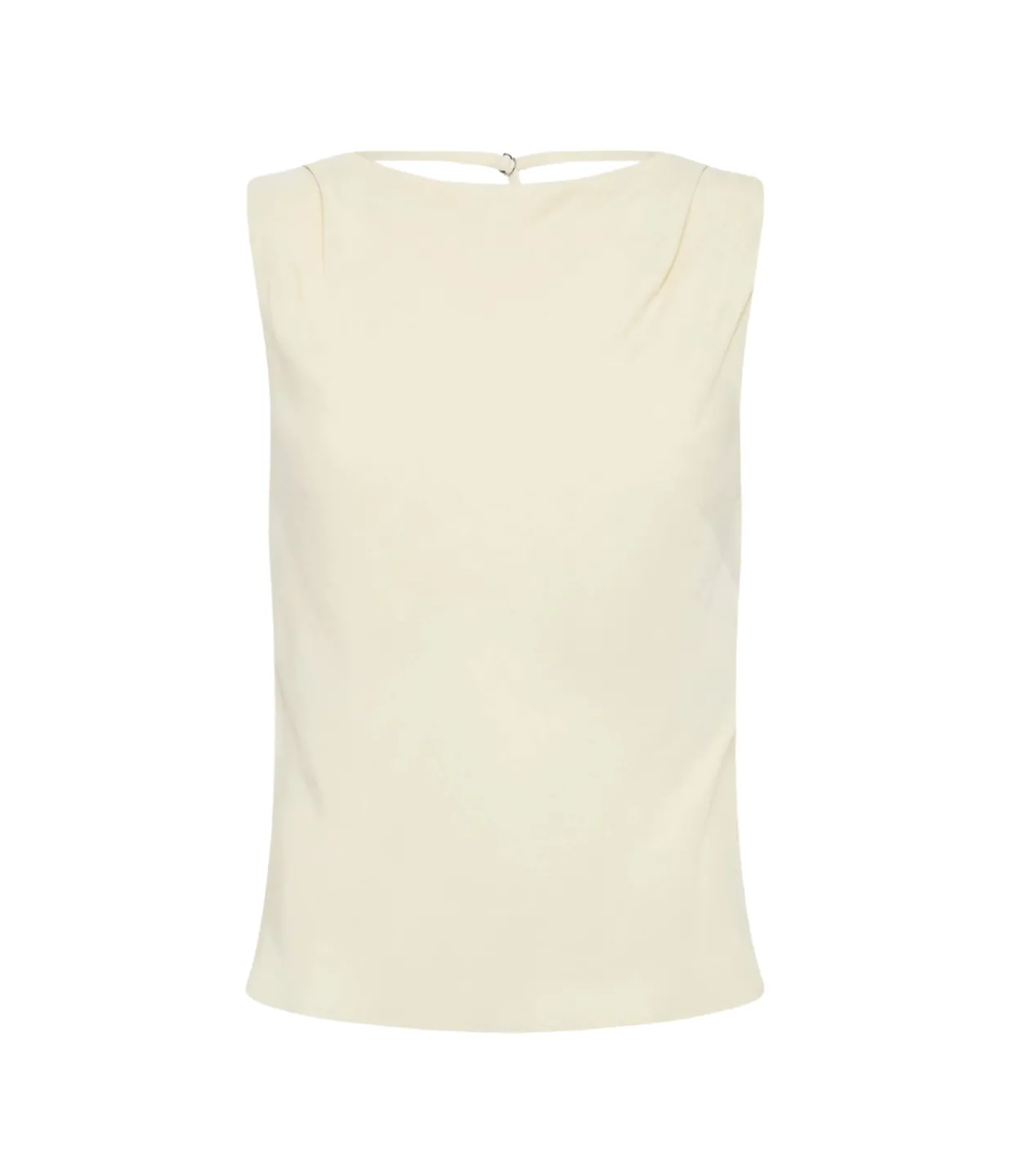 St Agni Draped Cowl Top in Dove Cheap