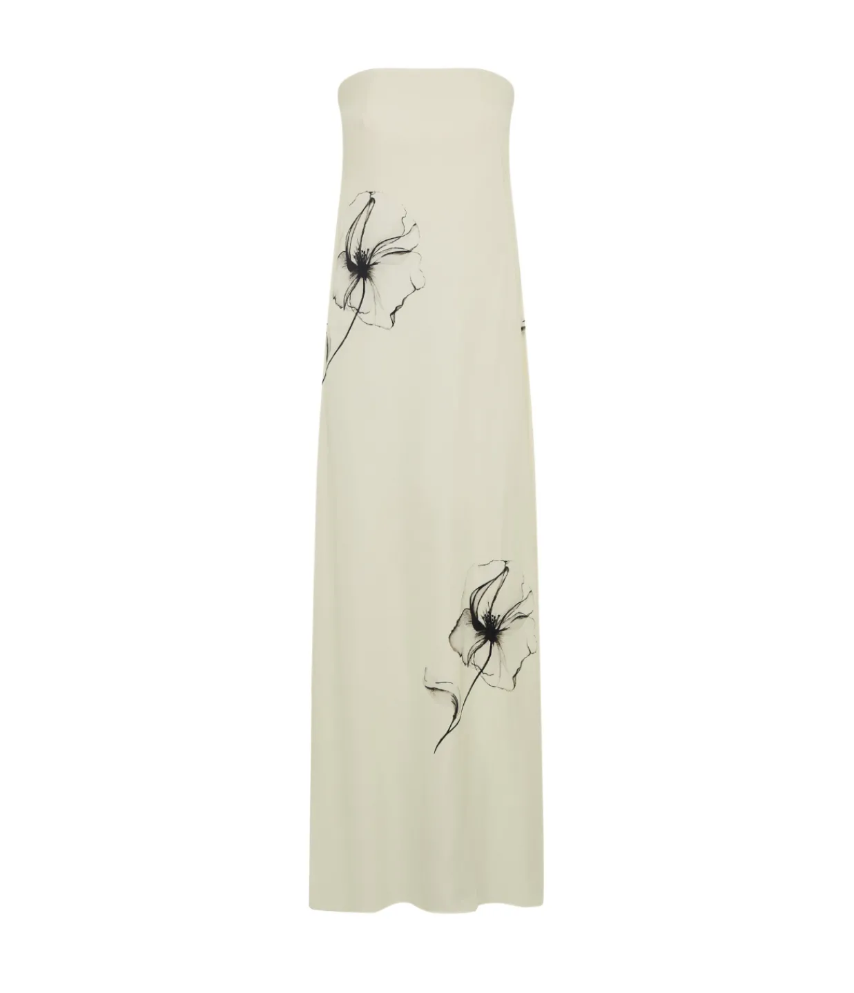 Third Form Dream State Strapless Dress in Cream Floral Cheap
