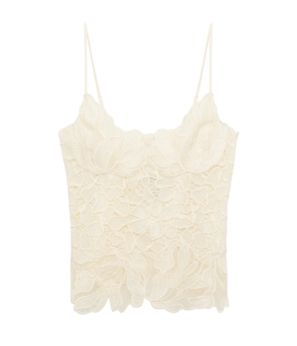 Simkhai Eliana Cami in Ivory Outlet