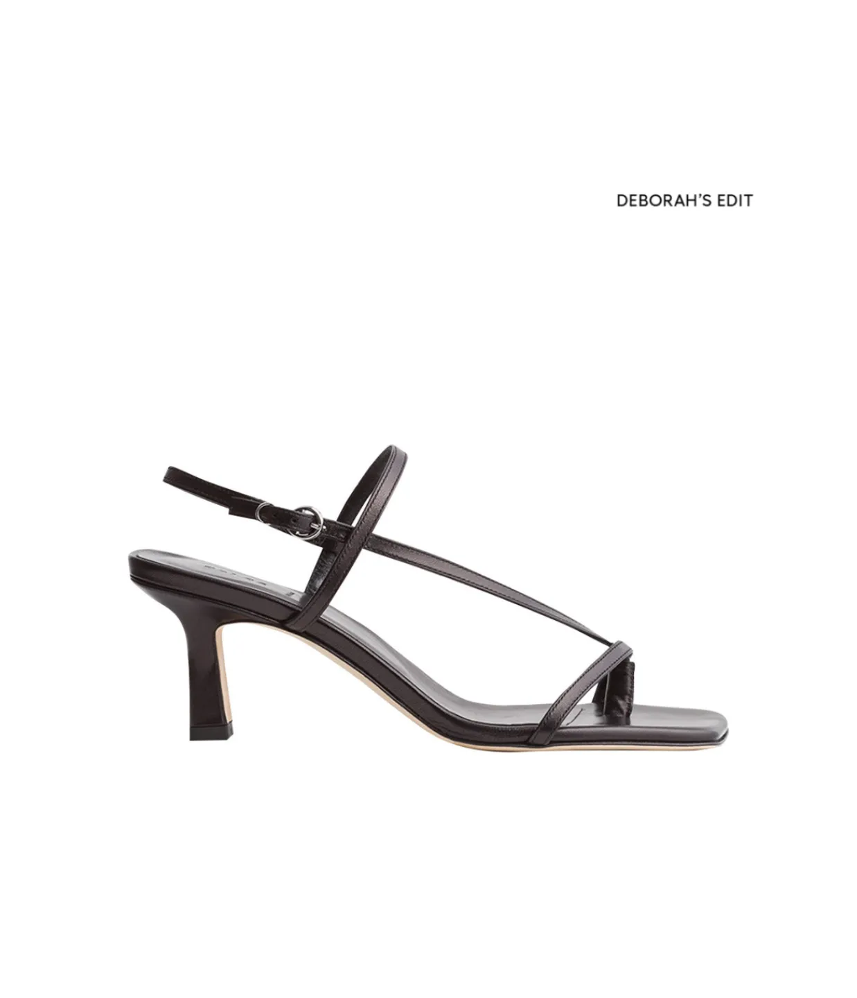 Aeyde Elise Nappa Heel in Black Clearance