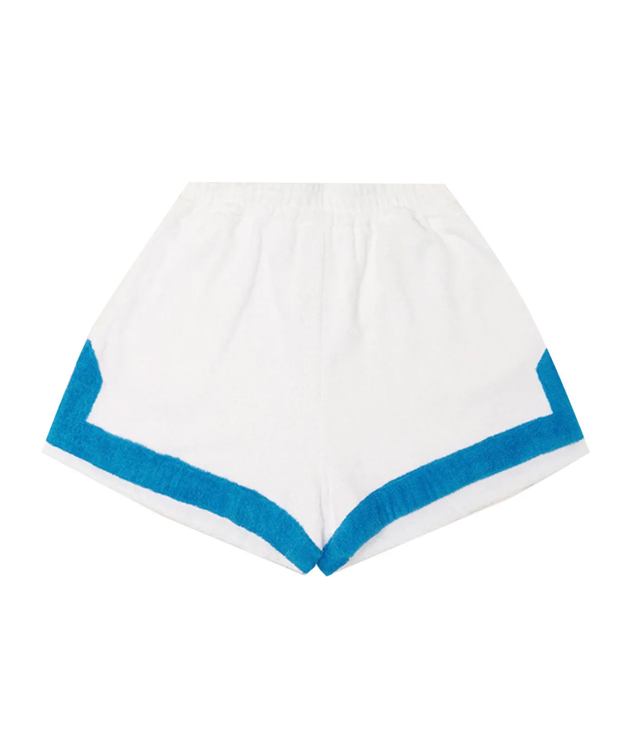 TERRY. Estate Towelling Short in Bianco Ciano Sale