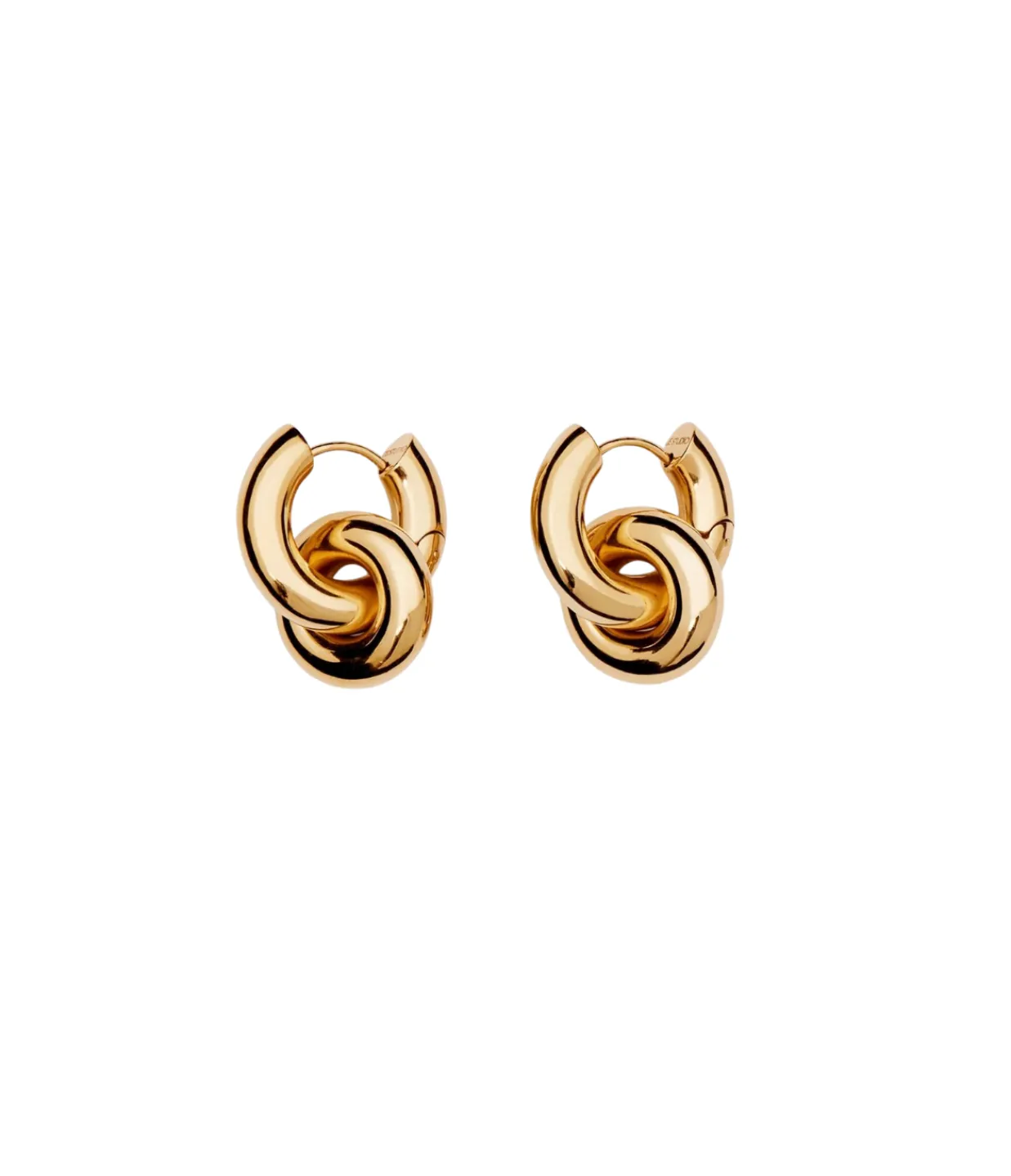 Lie Studio Esther Earrings in Gold Sale