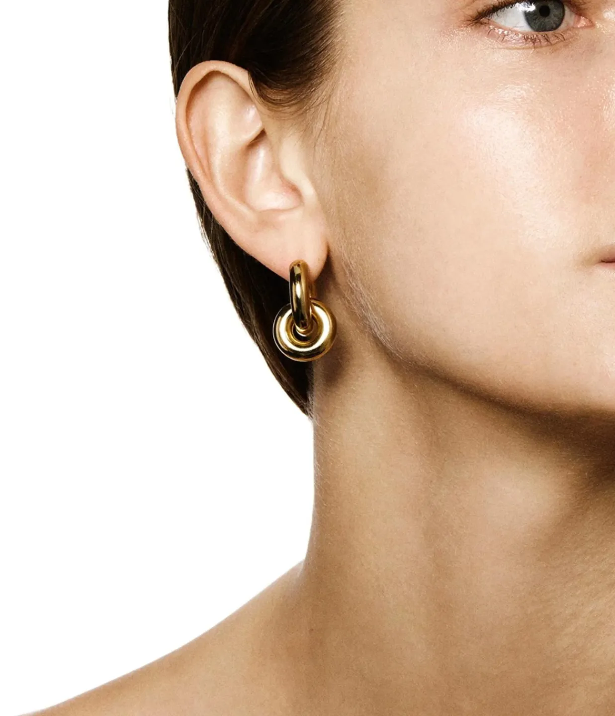 Lie Studio Esther Earrings in Gold Sale