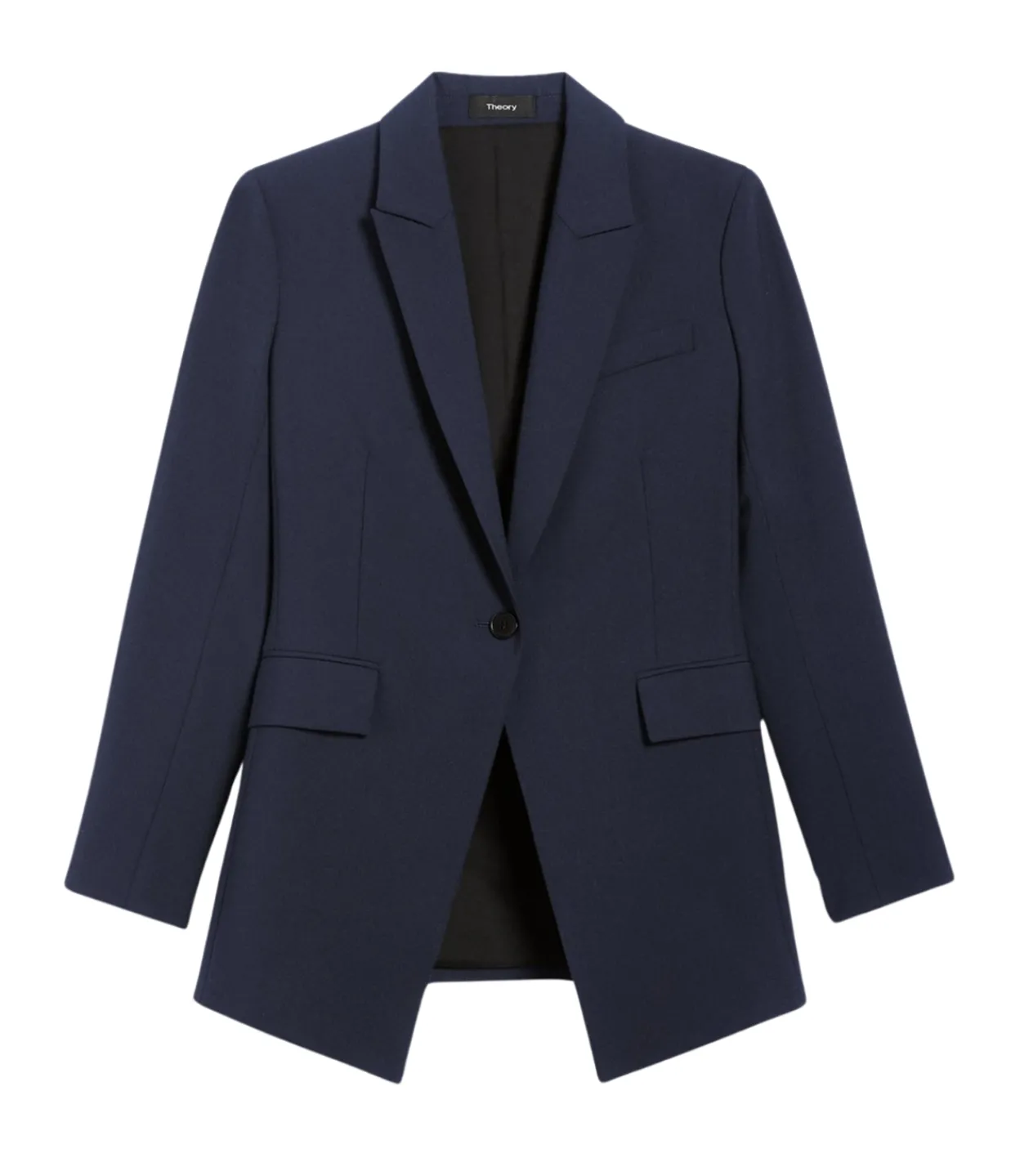 Theory Etiennette Wool Blazer in Nocturne Navy Sale