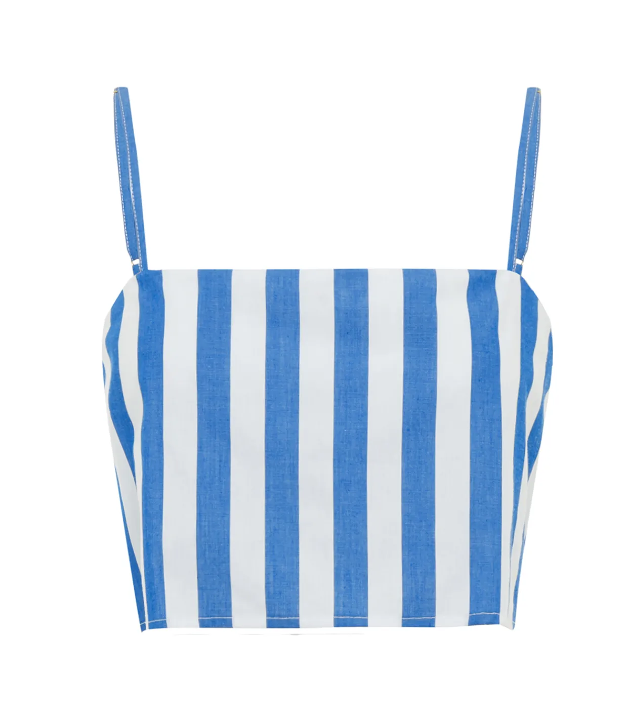Bird and Knoll Eve Crop Top in Aegean Stripe Best Sale
