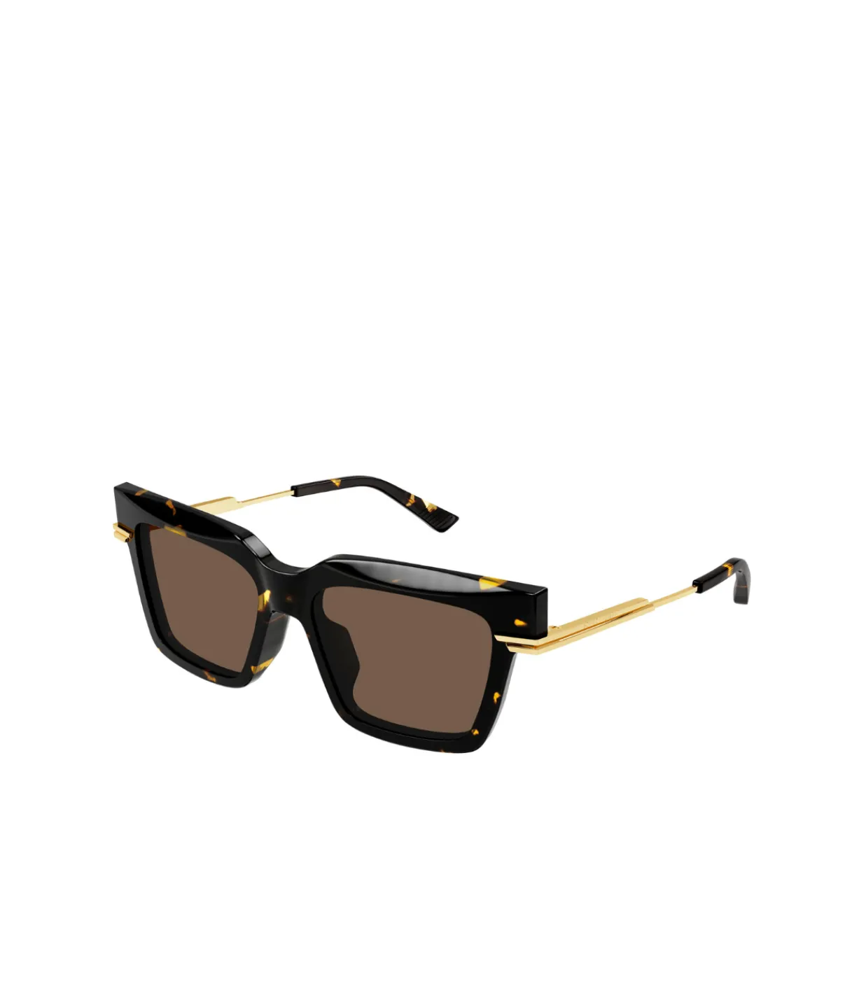 Bottega Veneta Exagerrated Cat-eye Sunglasses in Havana Store