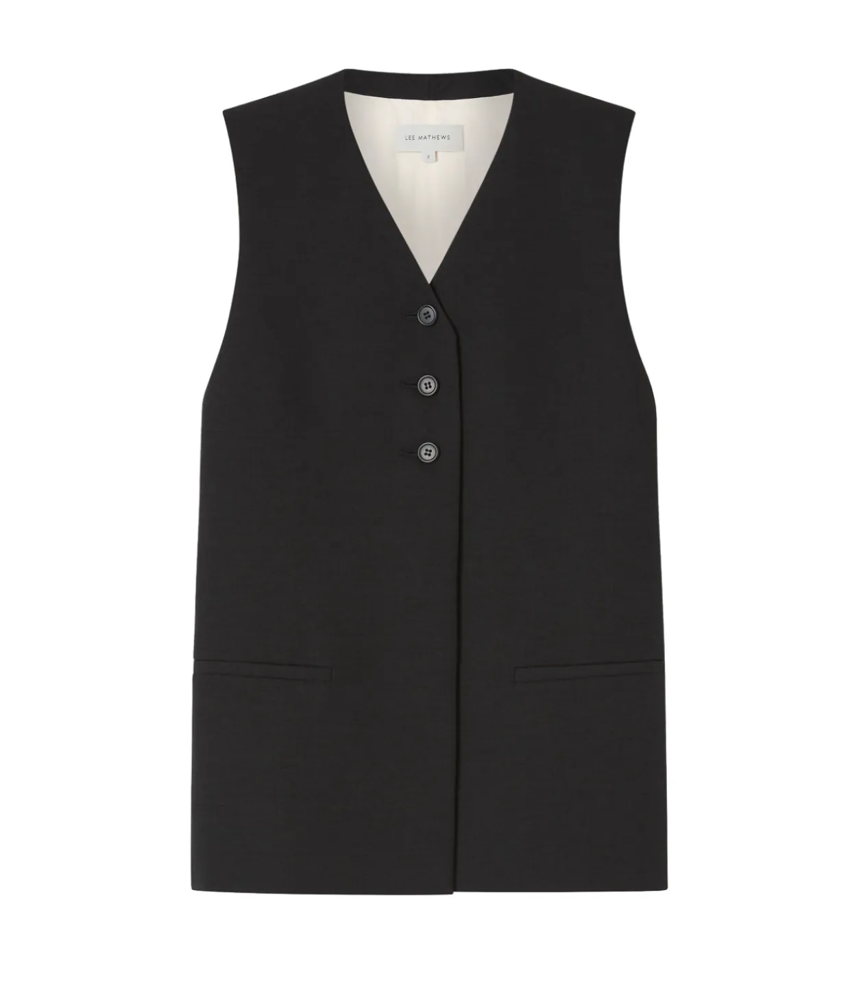 Lee Mathews Fiore Vest in Black Best