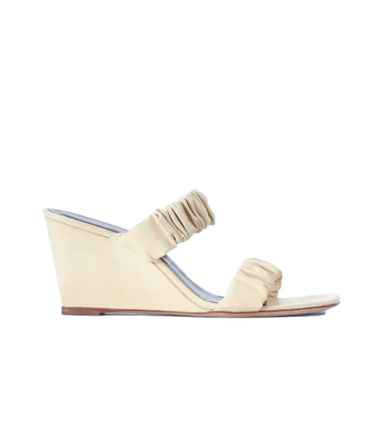 Staud Frankie Wedge Sandal in Cream Discount
