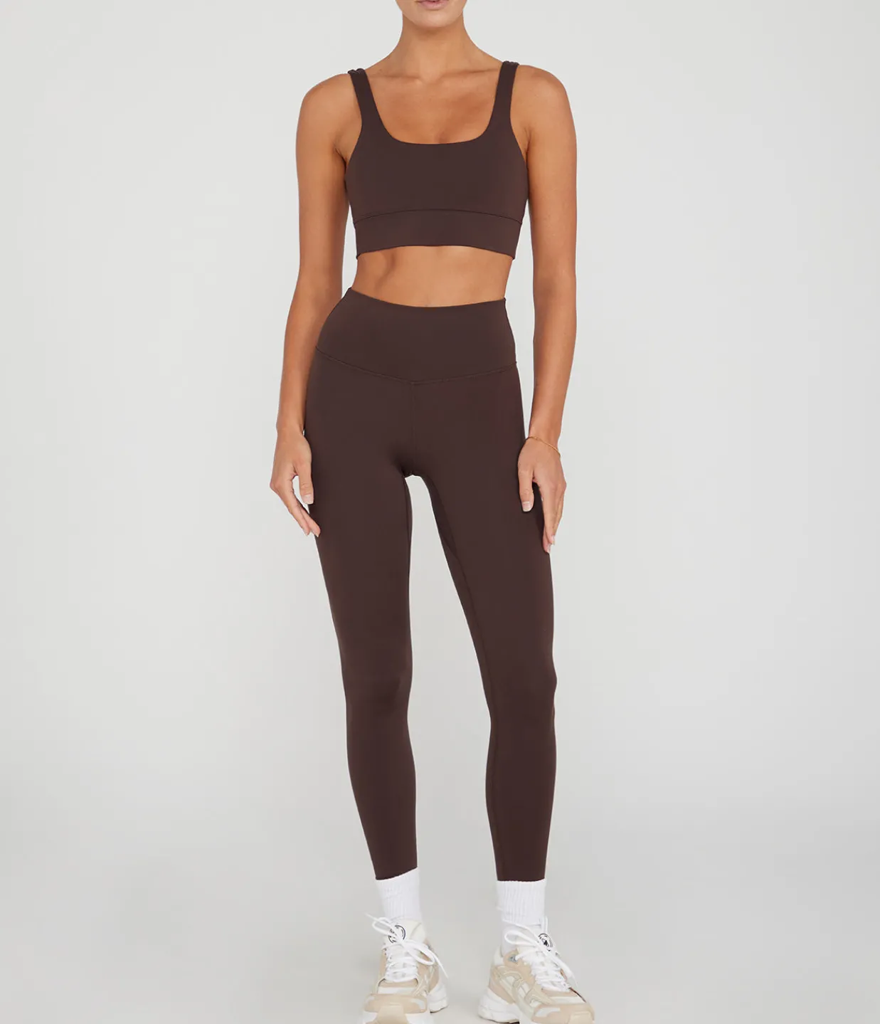 Varley FreeSoft Cory Bra in Coffee Bean Cheap