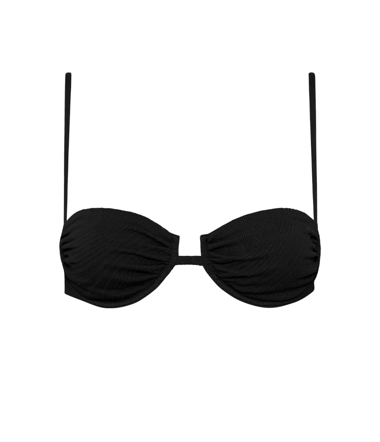 FELLA Gabriel Bikini Top in Black Discount