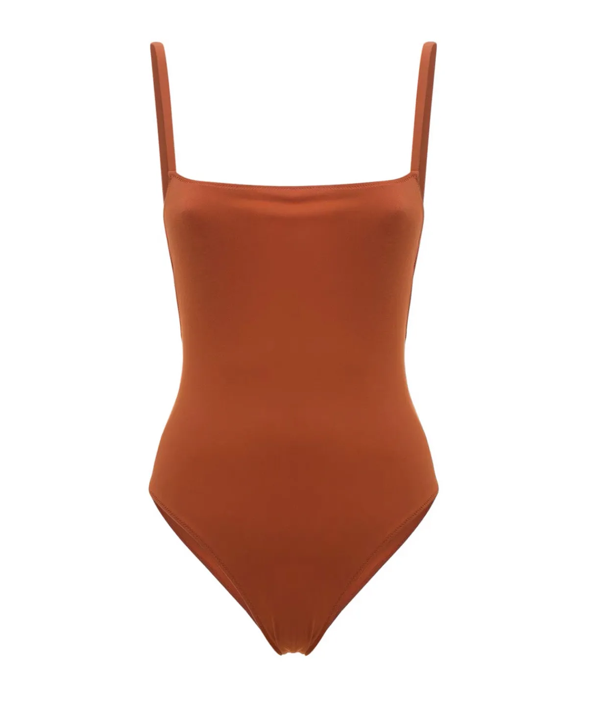 LIDO Geometrical One Piece in Terracotta Fashion