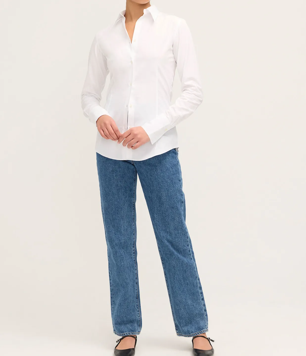 Flore Flore Giulia Shirt in White Best Sale