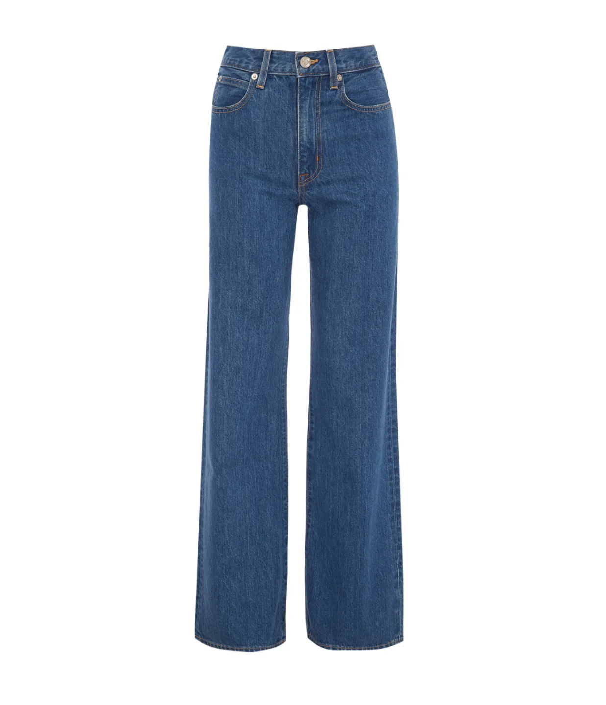 SLVRLAKE Grace High Rise Straight Wide Leg in Freedom Clearance