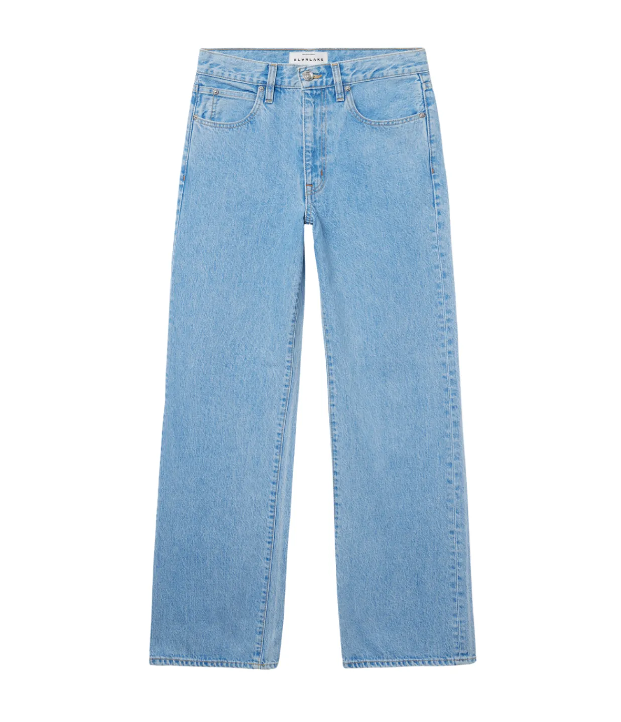 SLVRLAKE Grace High Rise Wide Leg Jean in Powder Blue Cheap
