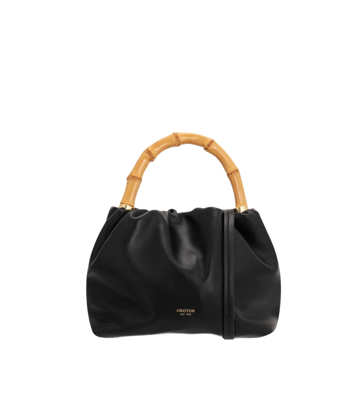 Oroton Gretel Mini Top Handle in Black Shop