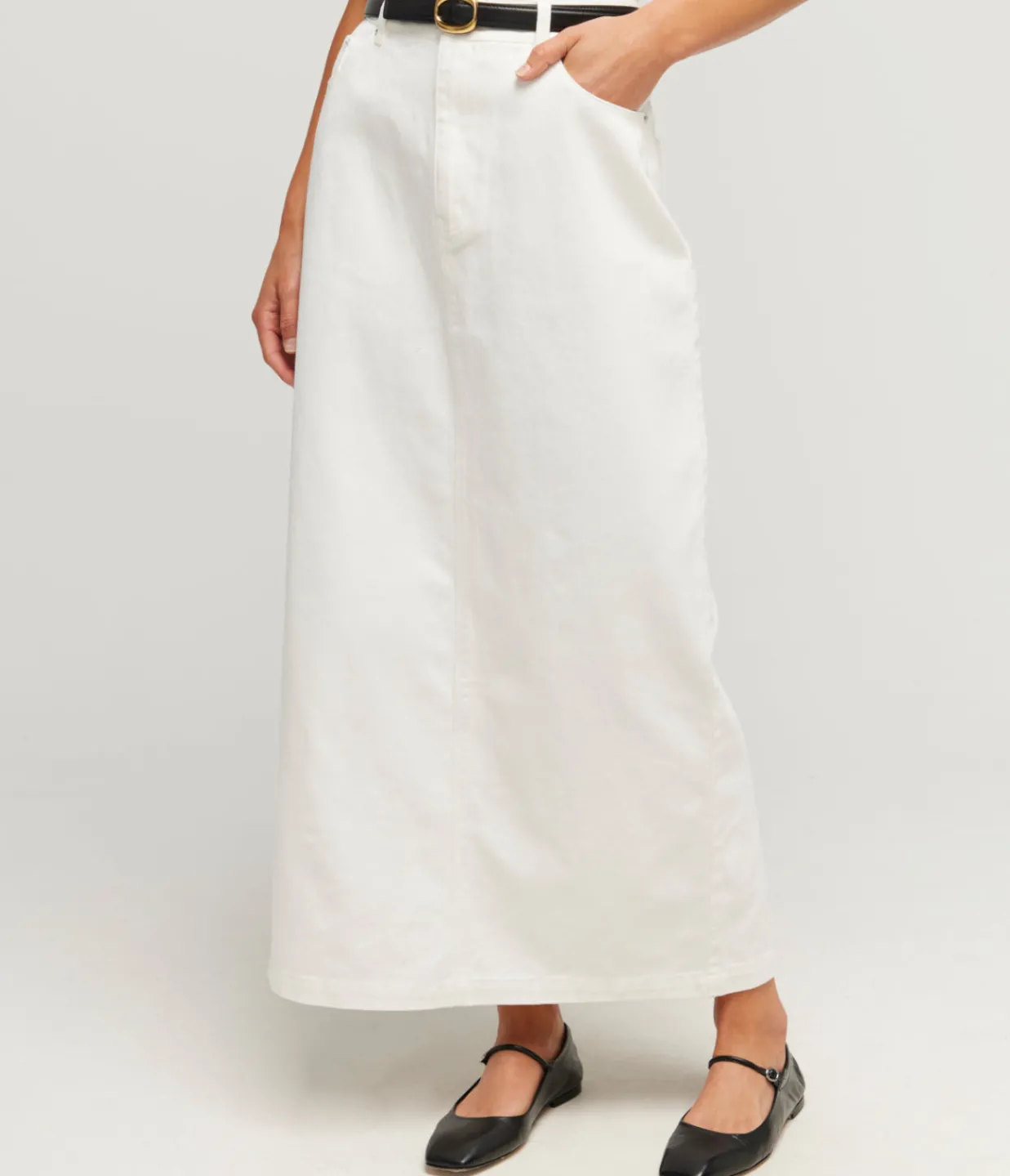 Posse Harvey Skirt in Vintage White Hot