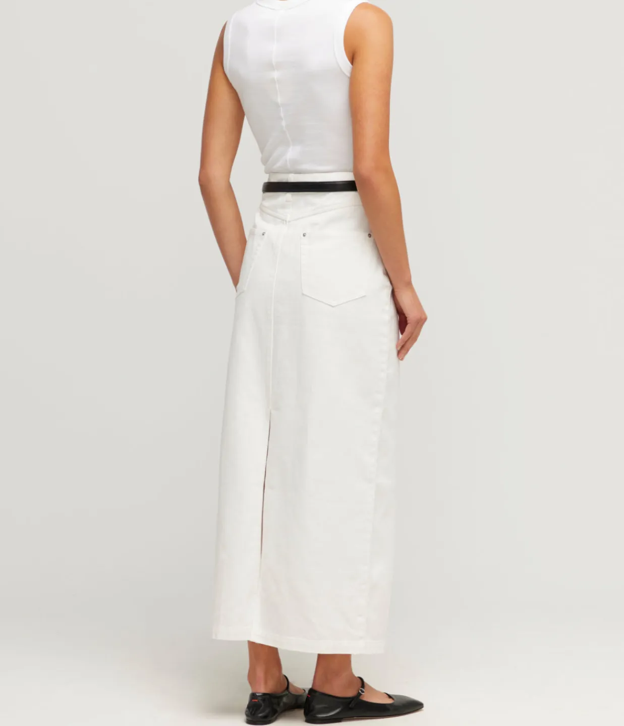 Posse Harvey Skirt in Vintage White Hot
