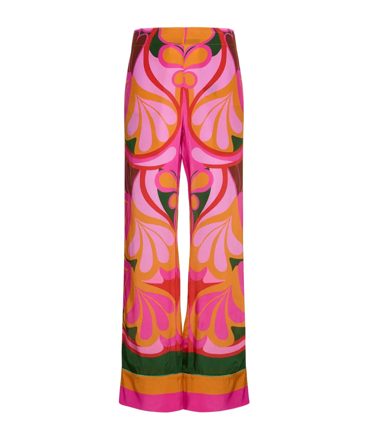 Borgo De Nor Havana Crepe Trouser in Seventies Orange Clearance