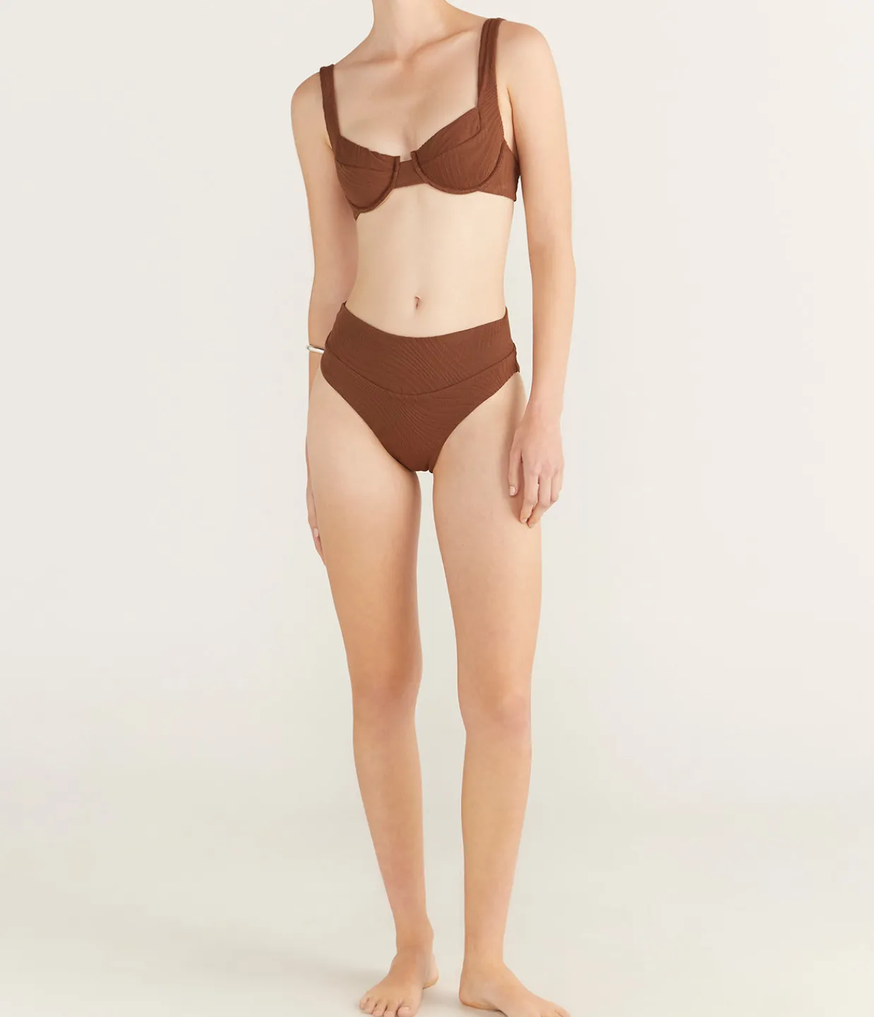 Fella Herbie Bikini Bottom in Cocoa Fashion