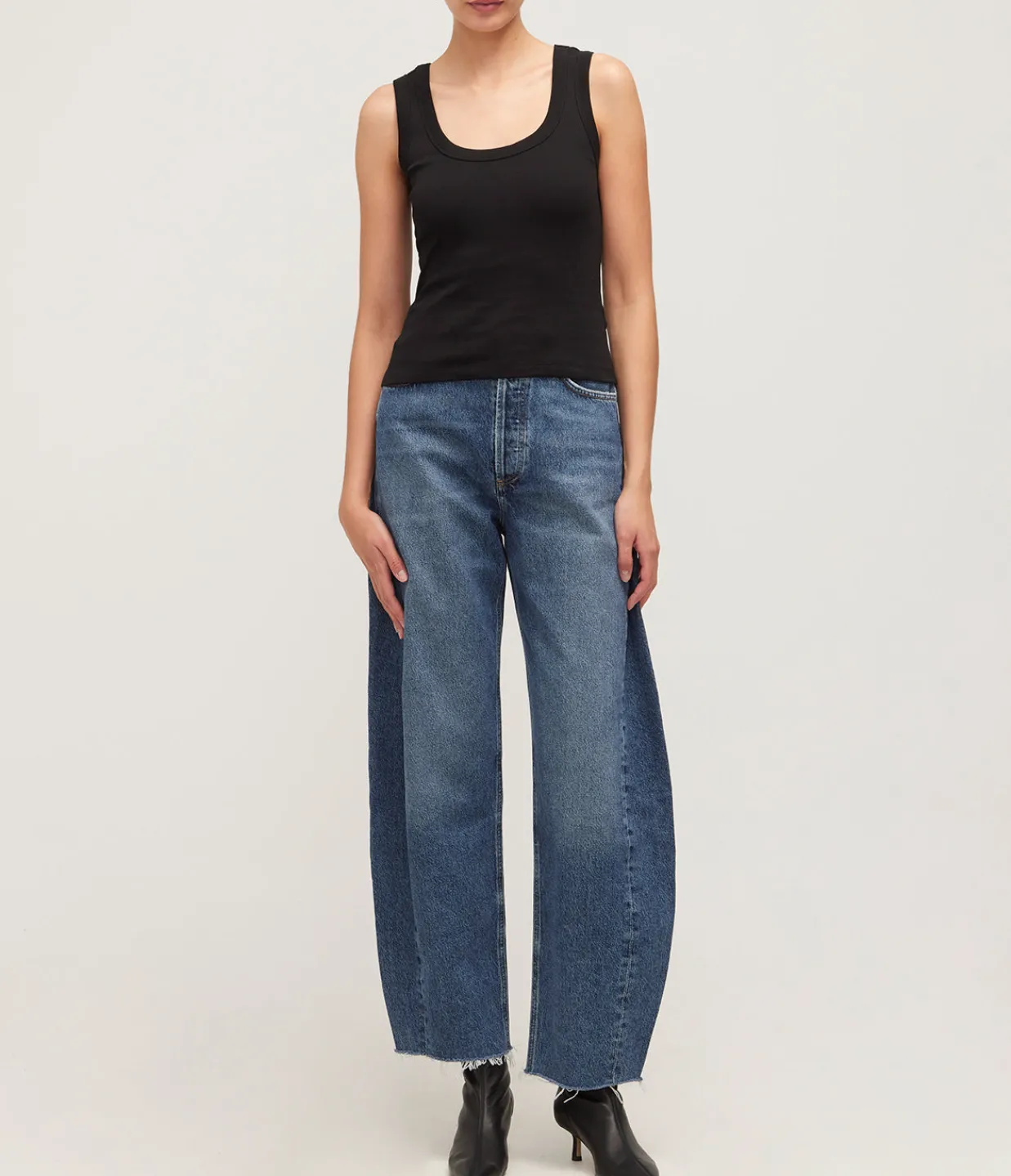 Flore Flore Hillie Scoop Neck Tank in Black Online