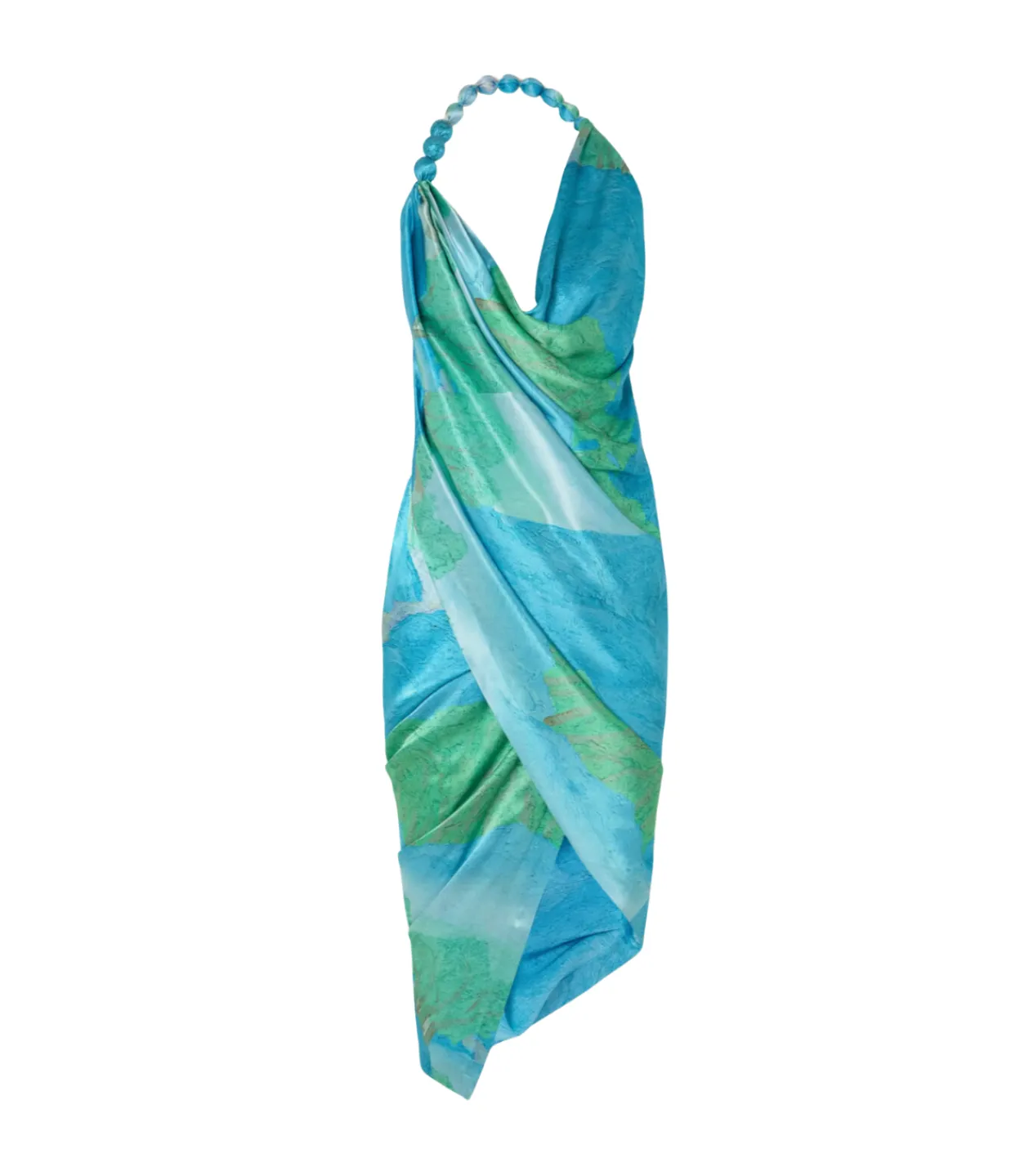 Cult Gaia Iluka Sleeveless Dress in Landscape Hot