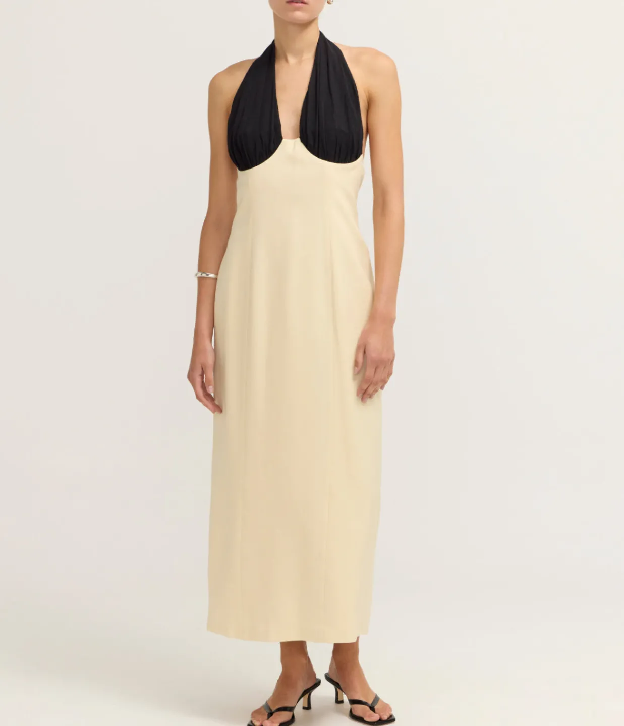 Third Form Inverse Midi Dress in Cream Discount