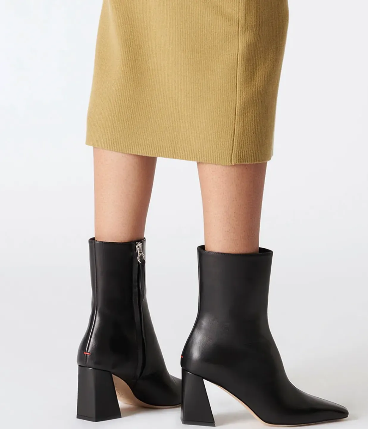 Aeyde Irene Nappa Leather Boot in Black Outlet