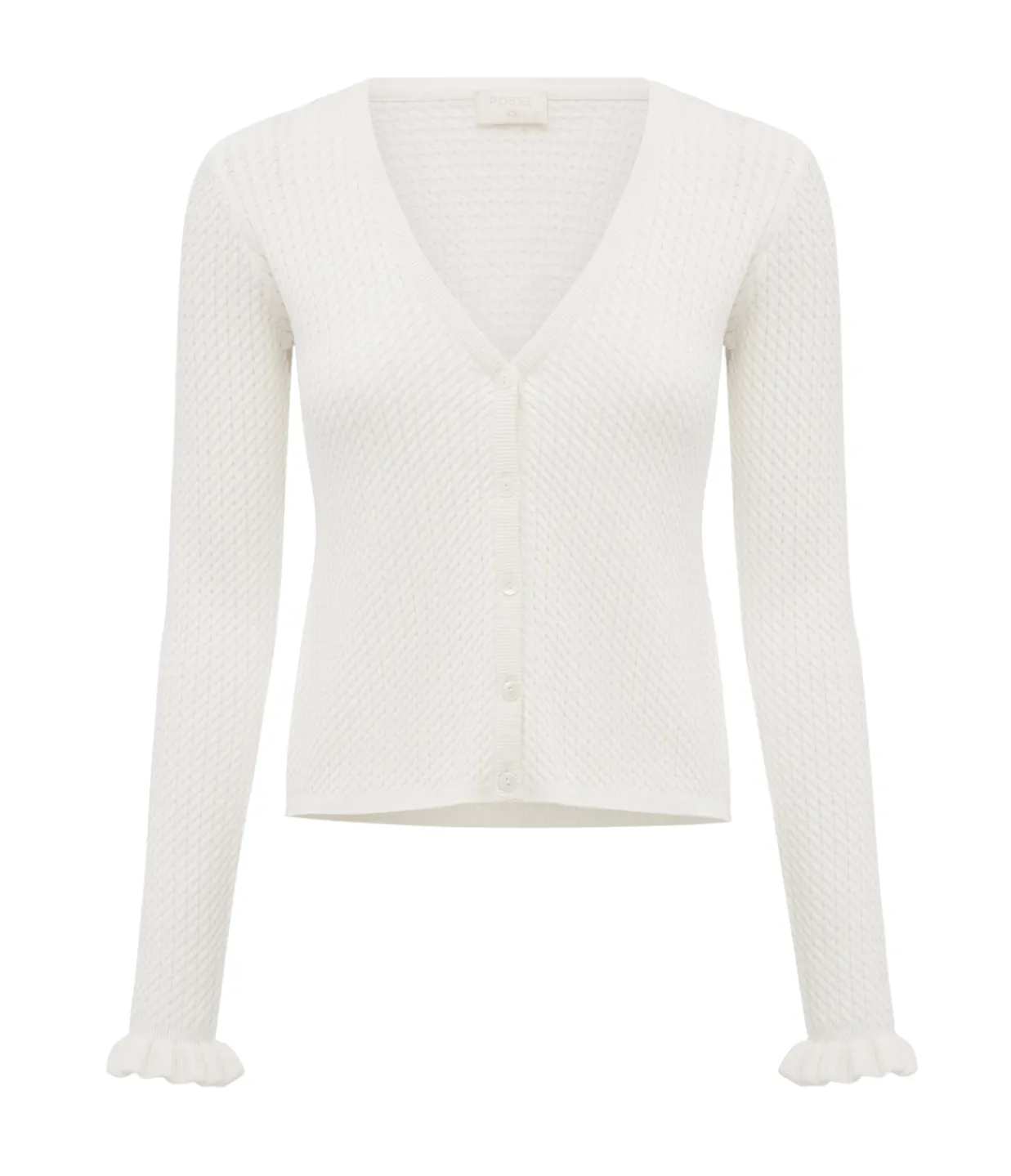 Posse Iris Knitted Cardigan in Bone Store