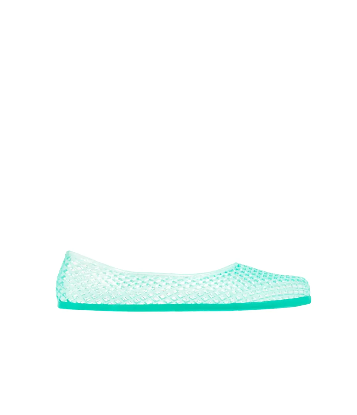 Ancient Greek Sandals Iro Jelly Flat in Aqua Flash Sale