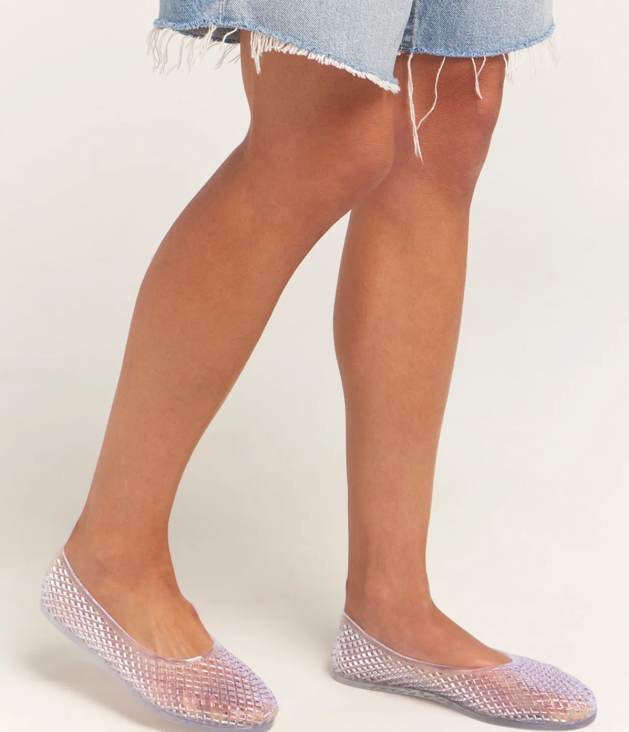 Ancient Greek Sandals Iro Jelly Flat in Clear Best Sale