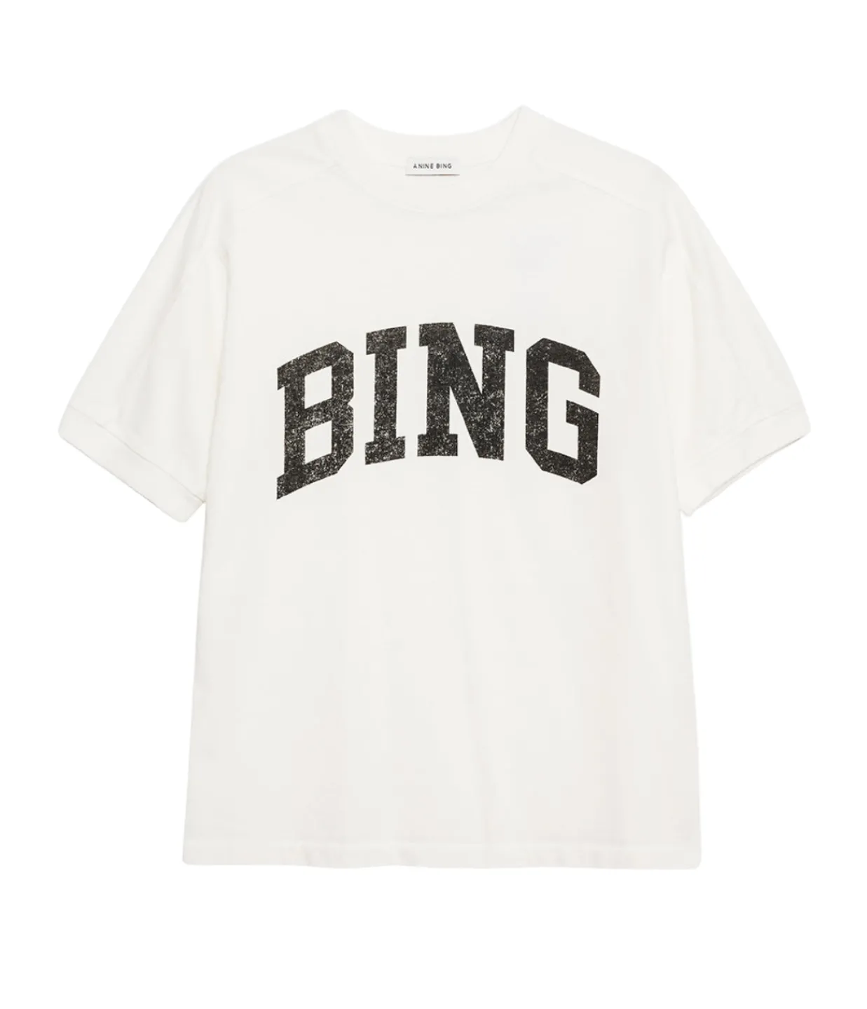 Anine Bing Jaylin Tee in Ivory Best Sale
