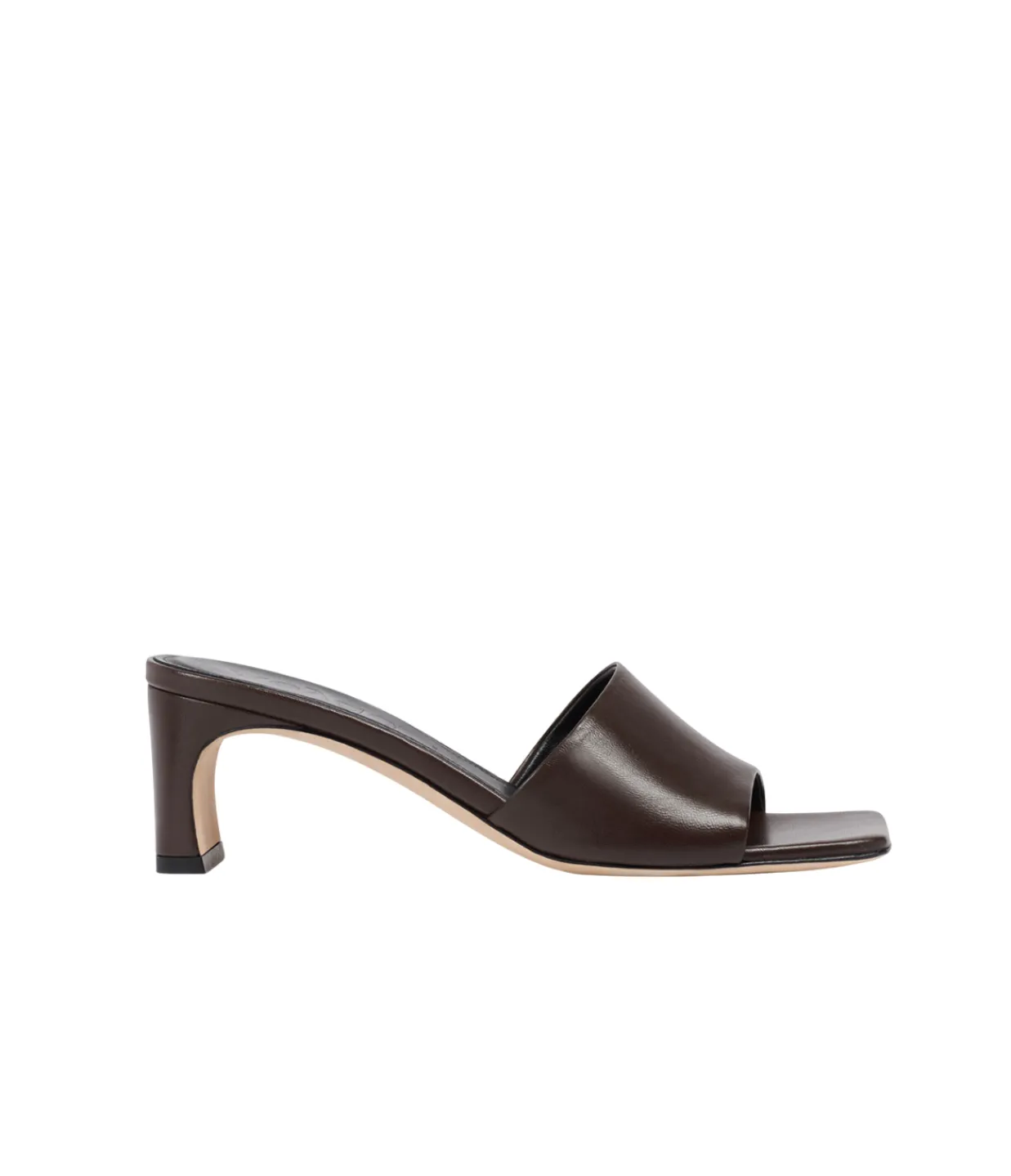Aeyde Jeanie Leather Mule in Moka Shop