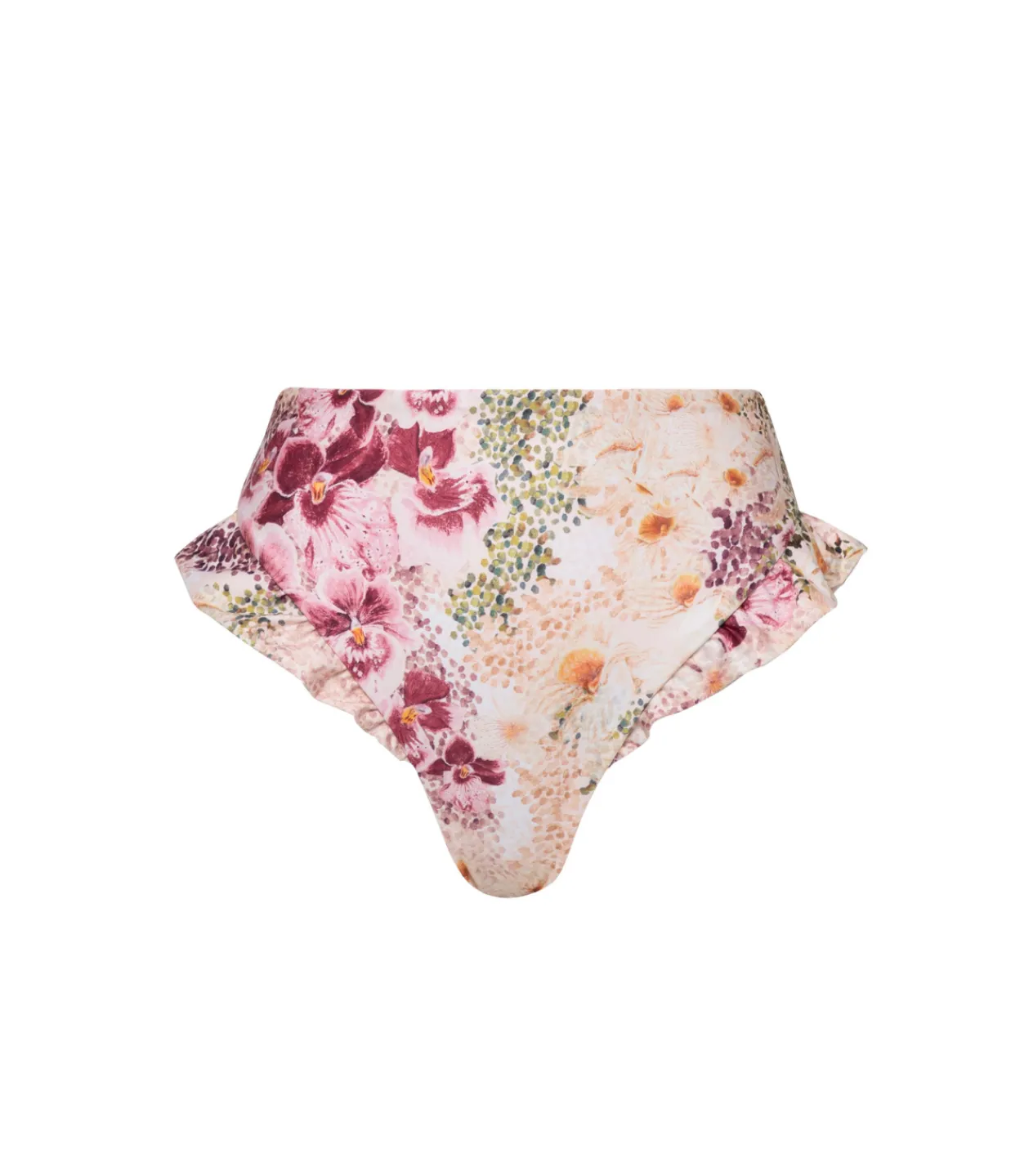 Agua by Agua Bendita Jengibre Bikini Bottom in Florecer Sale