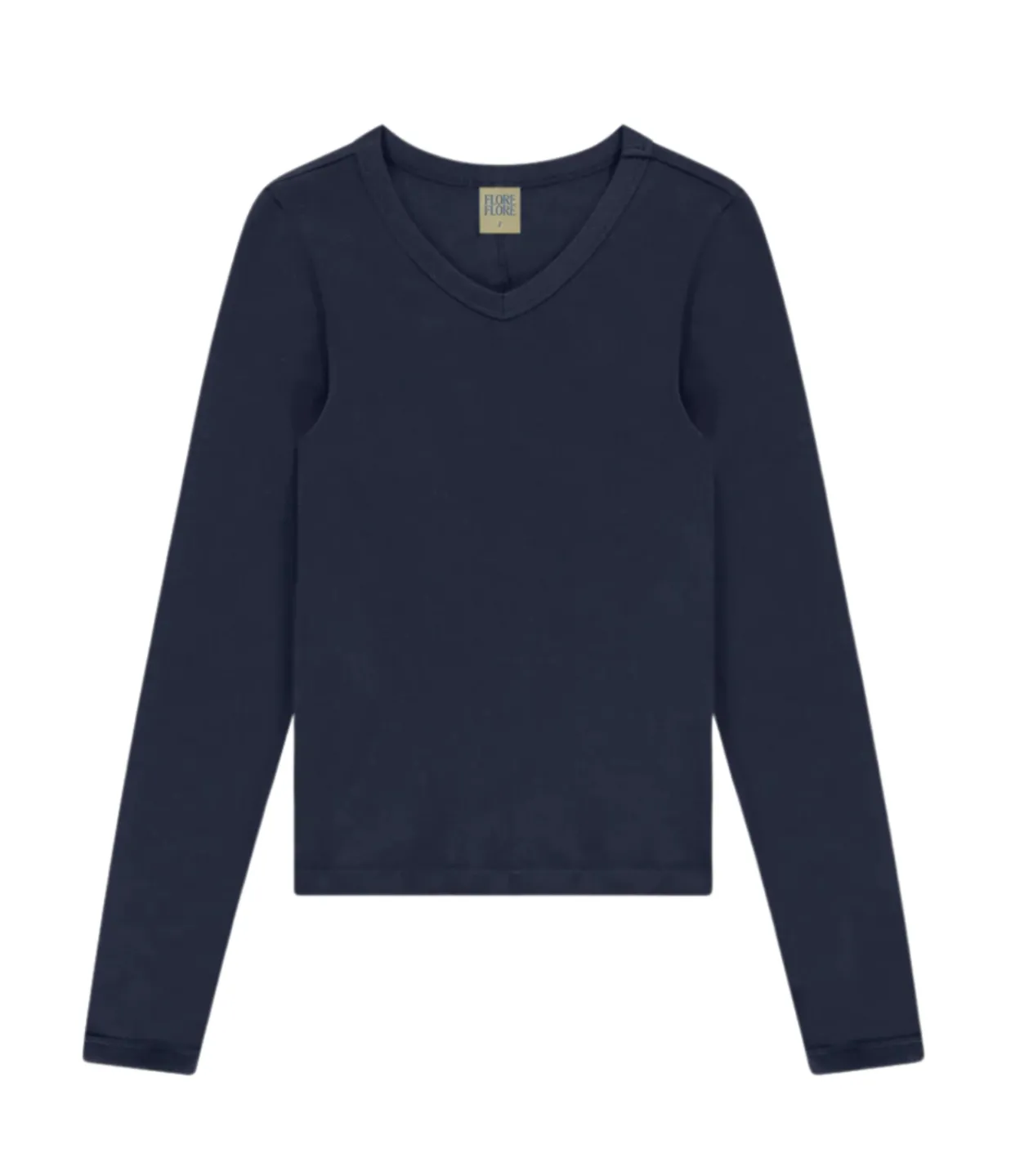 Flore Flore Jill Long Sleeve Tee in Navy Cheap