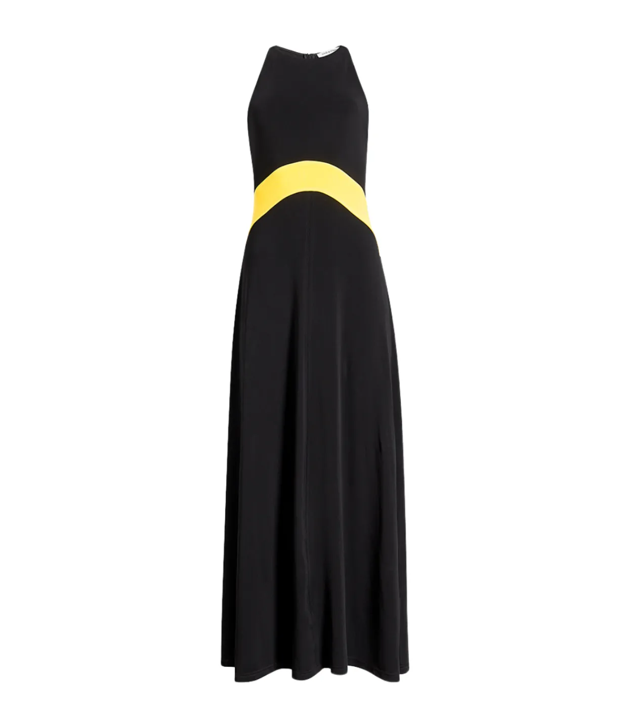 Solid and Striped Jonati Halter Dress in Noir Sale