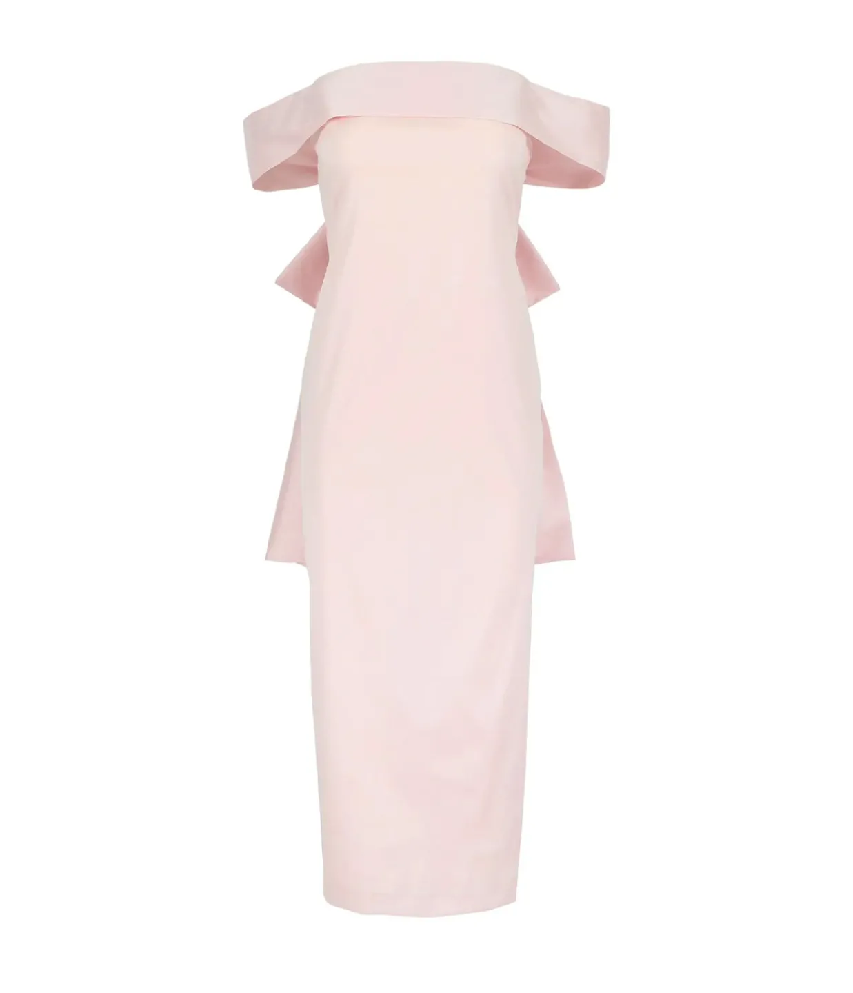Bernadette Julia Strapless Midi Dress in Blush Pink Sale