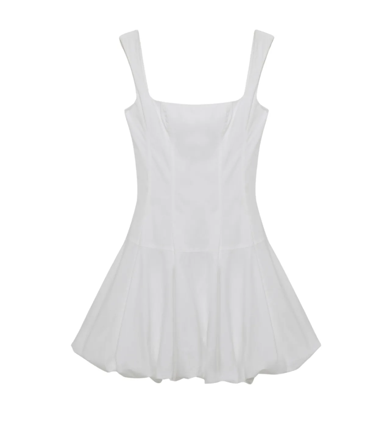 Simkhai Juni Tank Bubble Mini Dress in White Outlet