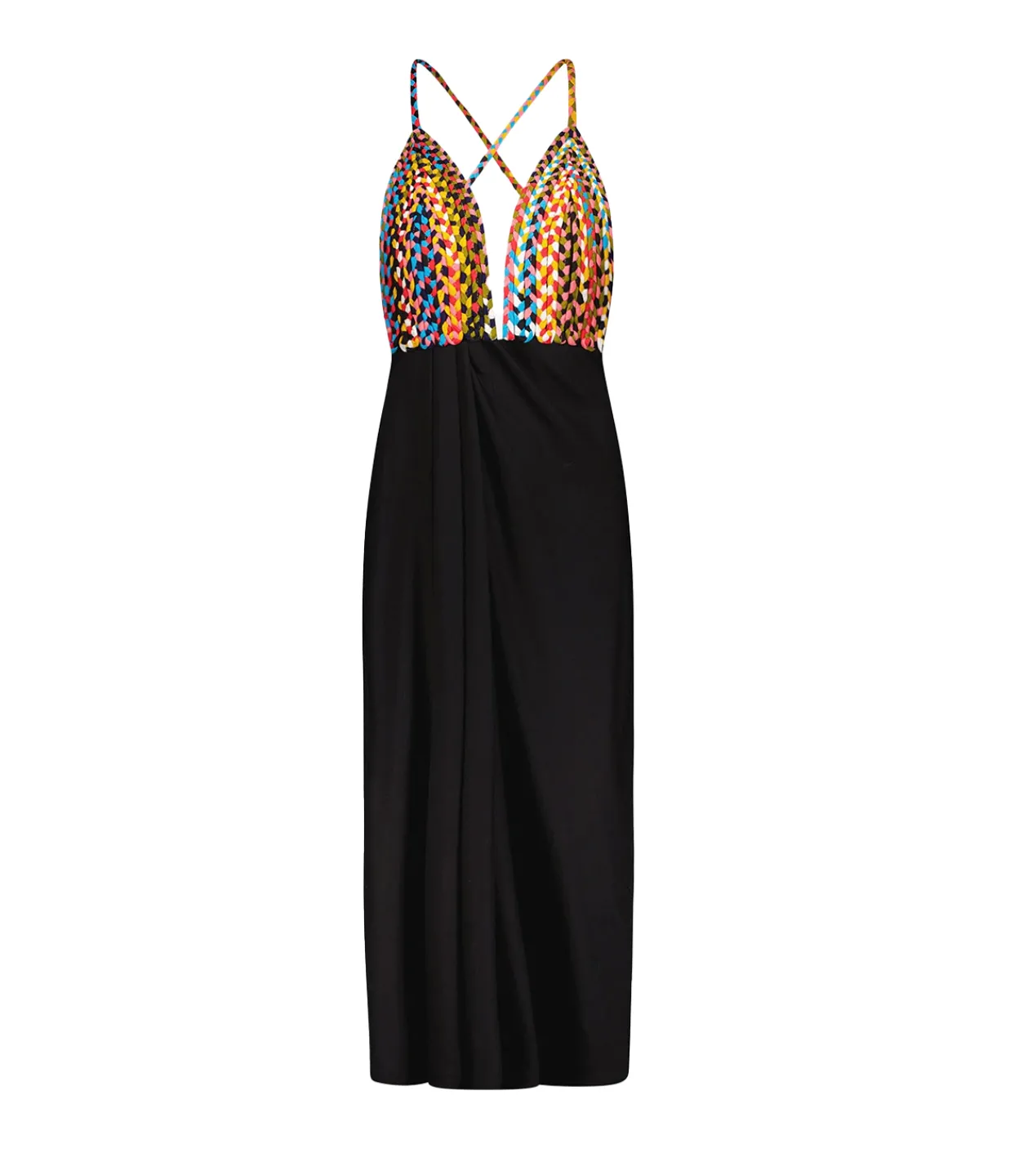 Mara Hoffman Jutta Two Tone Dress in Multicolour Cheap