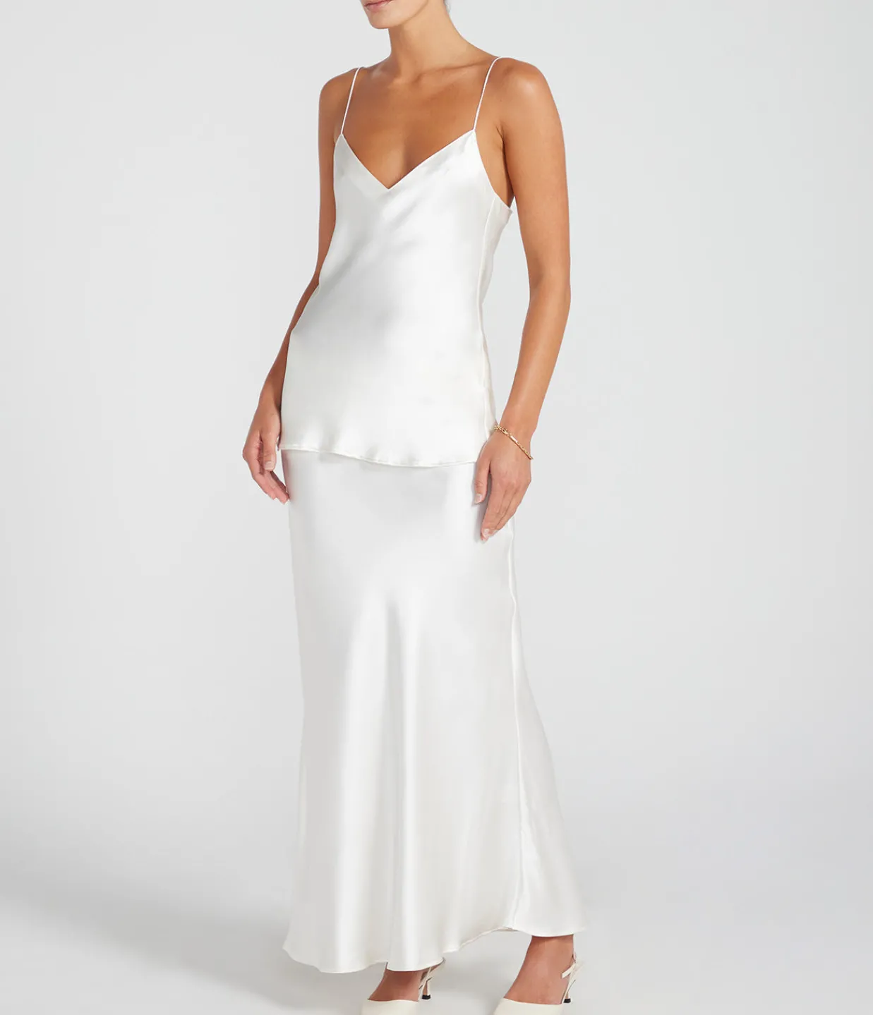 Refine Kate Slip Camisole in Ivory Clearance