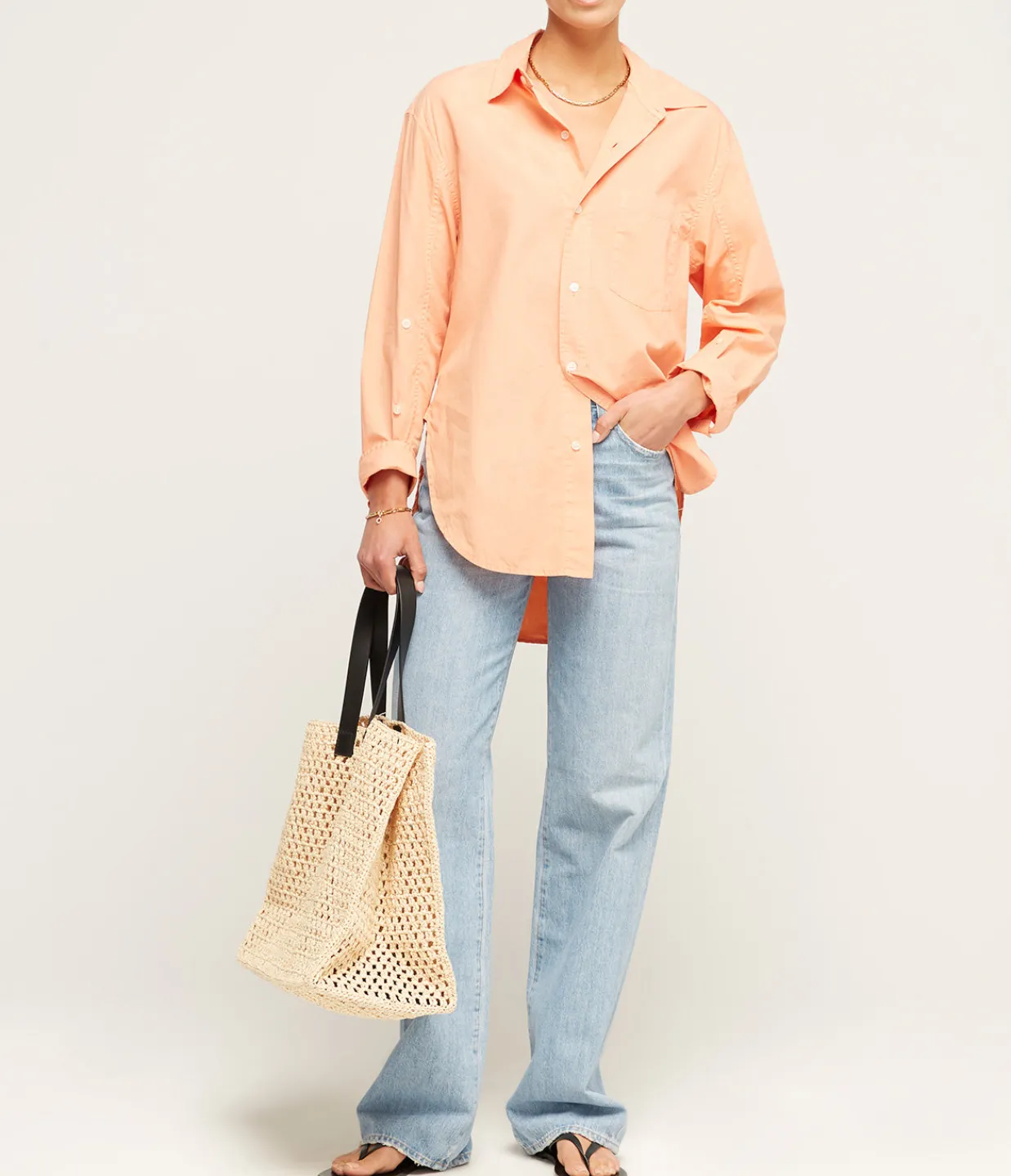 Citizens of Humanity Kayla Shirt in Papaya Best Sale