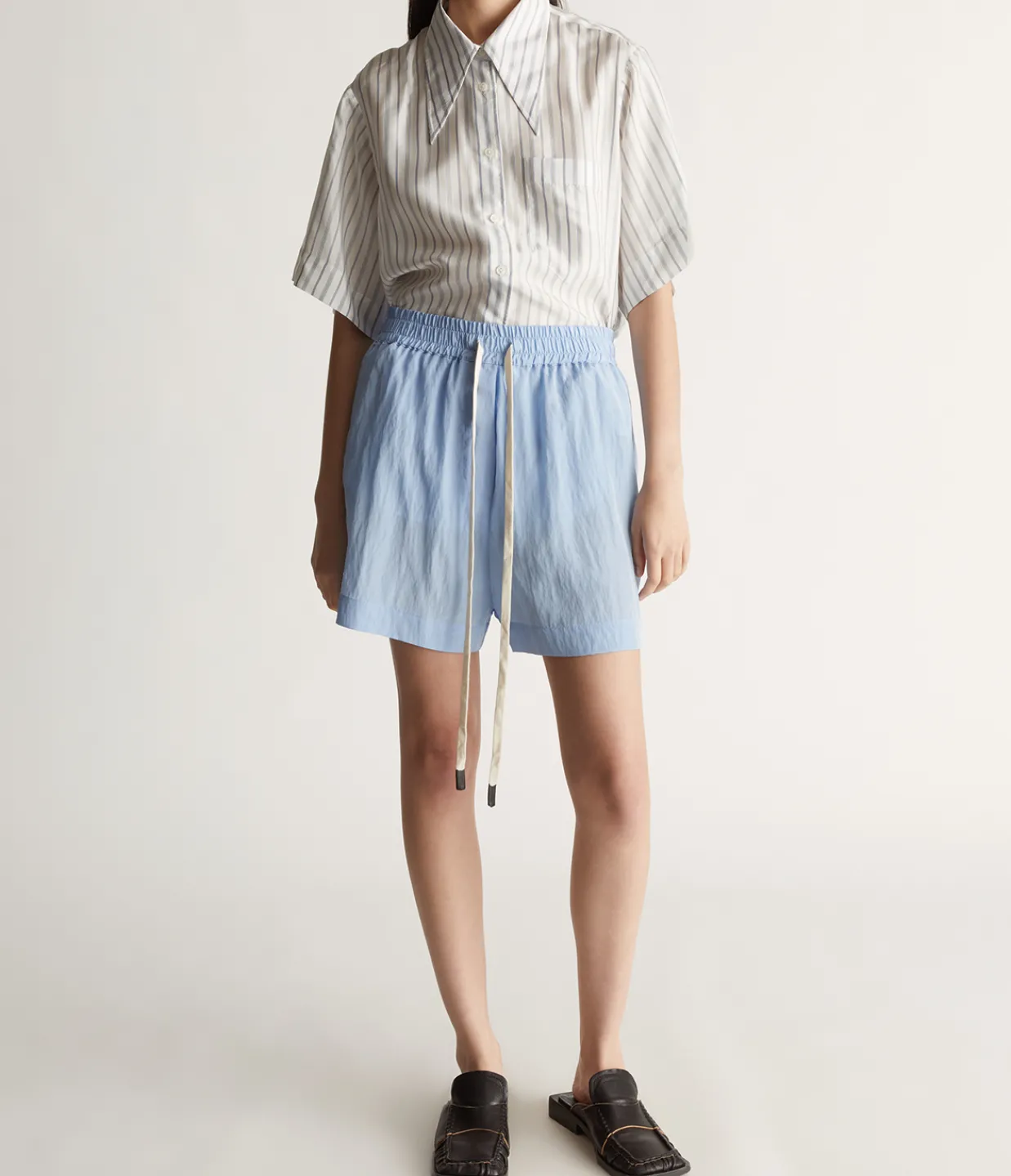 Lee Mathews Kiki Short in Cornflower New