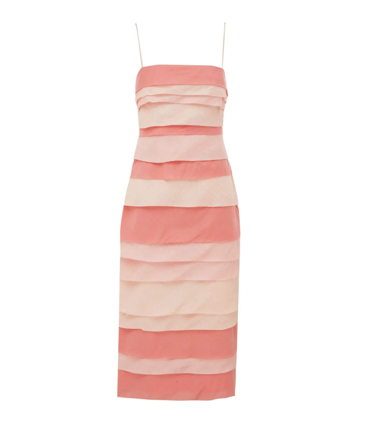 Acler Kirton Midi Dress in Pearl and Pink Best