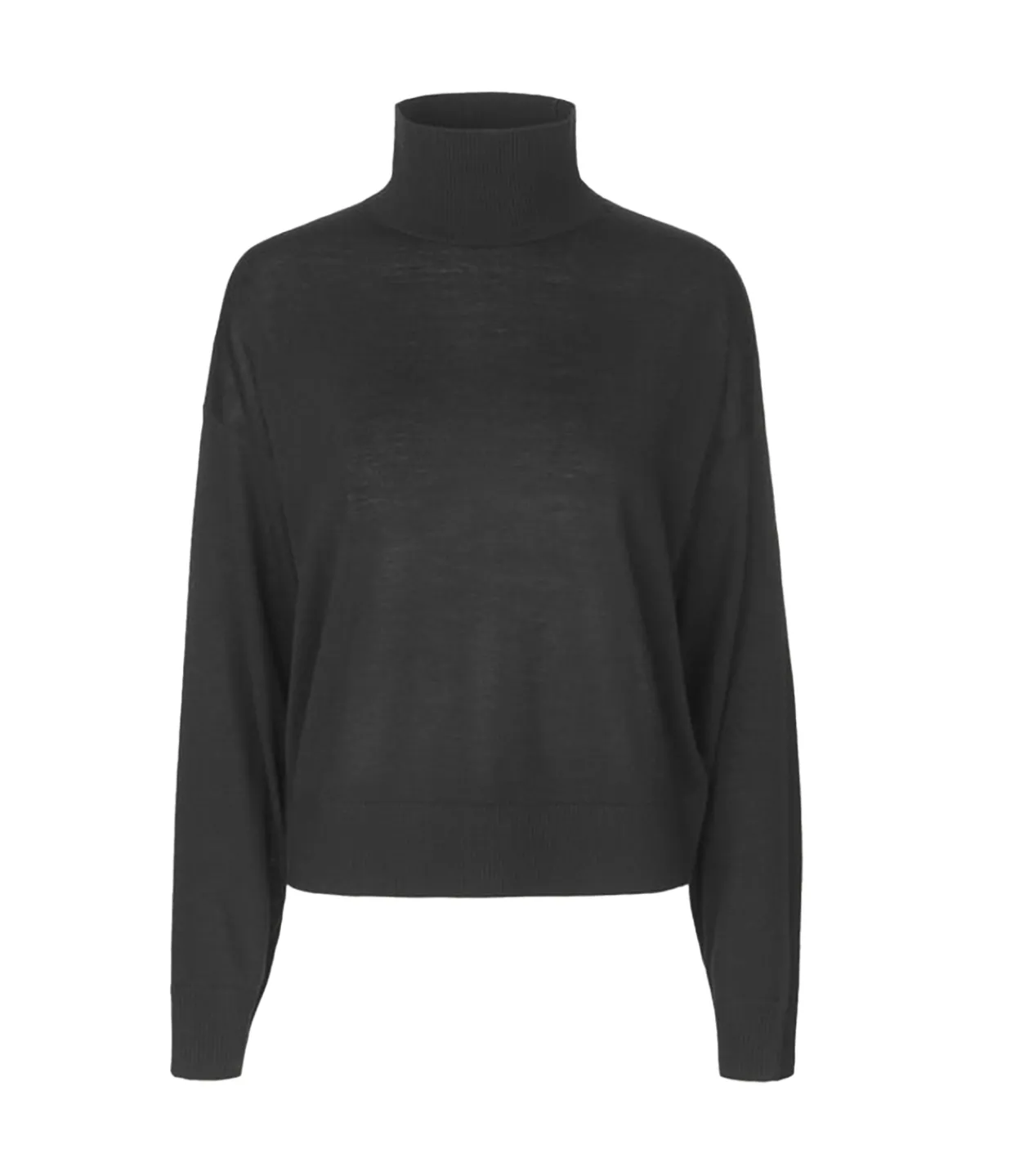 Samsoe Samsoe Kleo Turtleneck Knit in Black Best Sale
