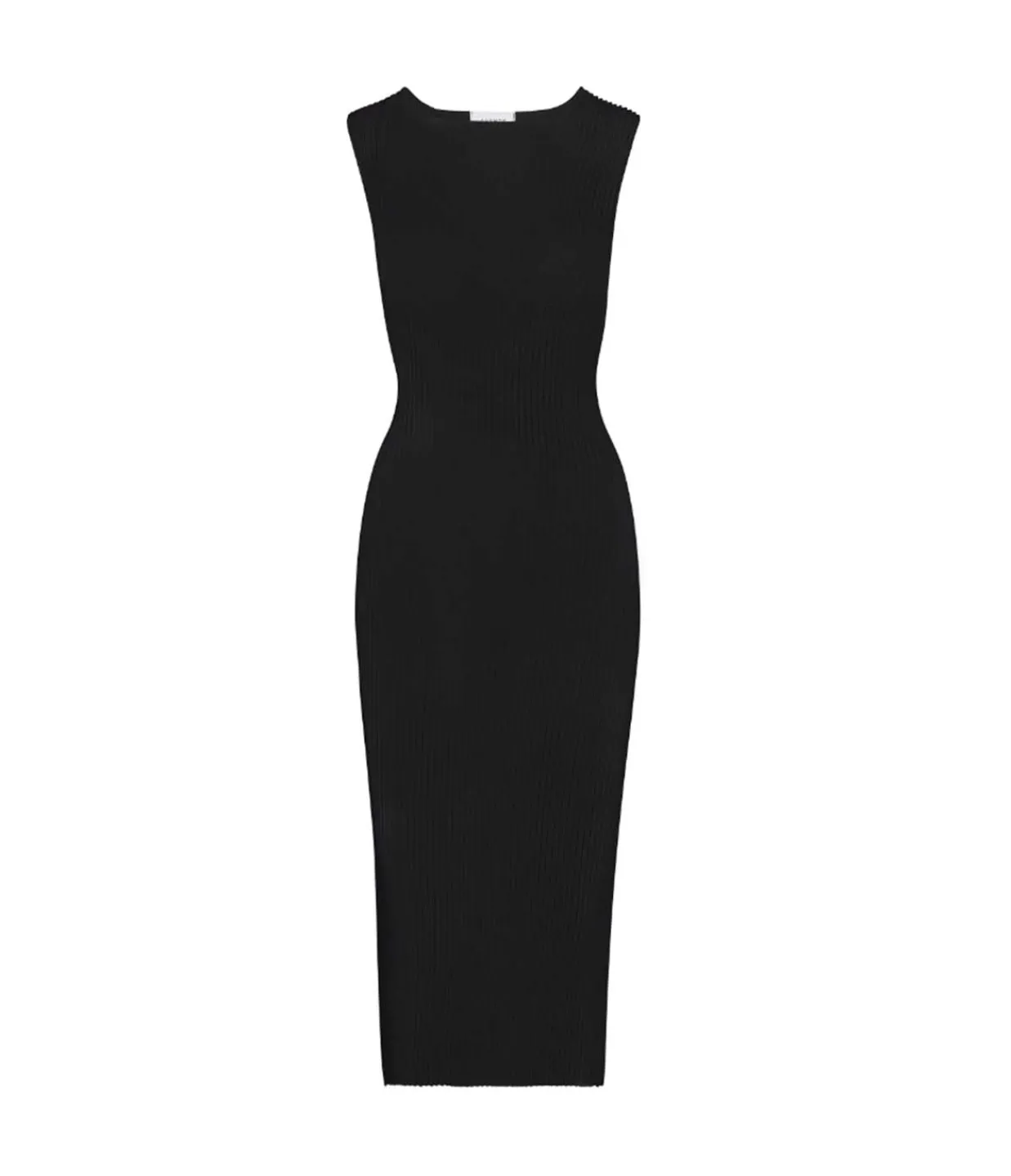 Anemos Knife Pleated Dress in Black Online